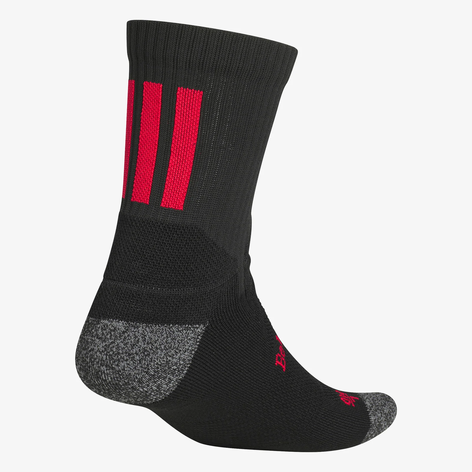 AE Crazylite Crew Socks - Black/Pure Ruby - Image 2
