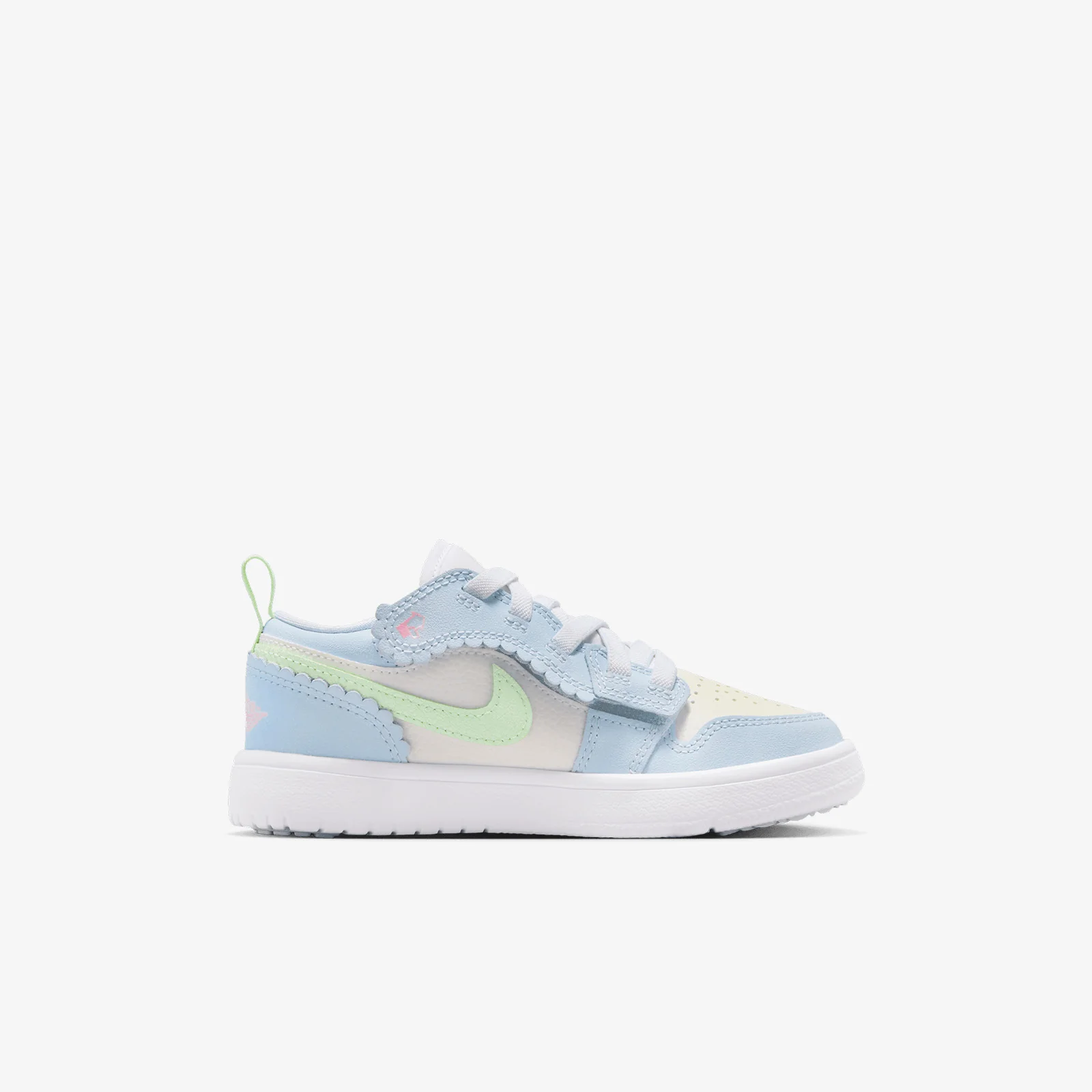 Air Jordan 1 Low Alt SE (PS) - Half Blue/Sail/White/Vapor Green - Image 2