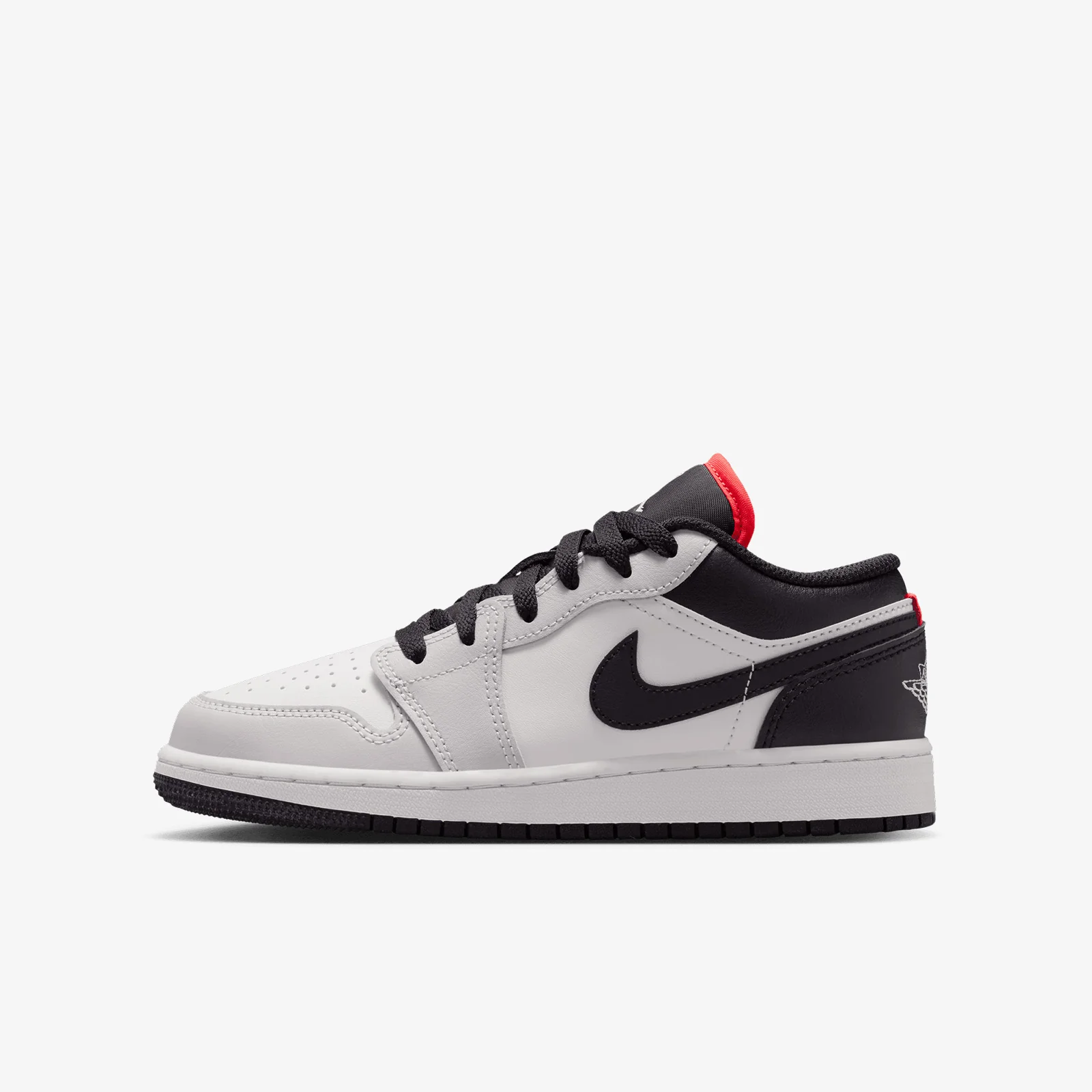 Air Jordan 1 Low (GS) - Black/Summit White/Infrared