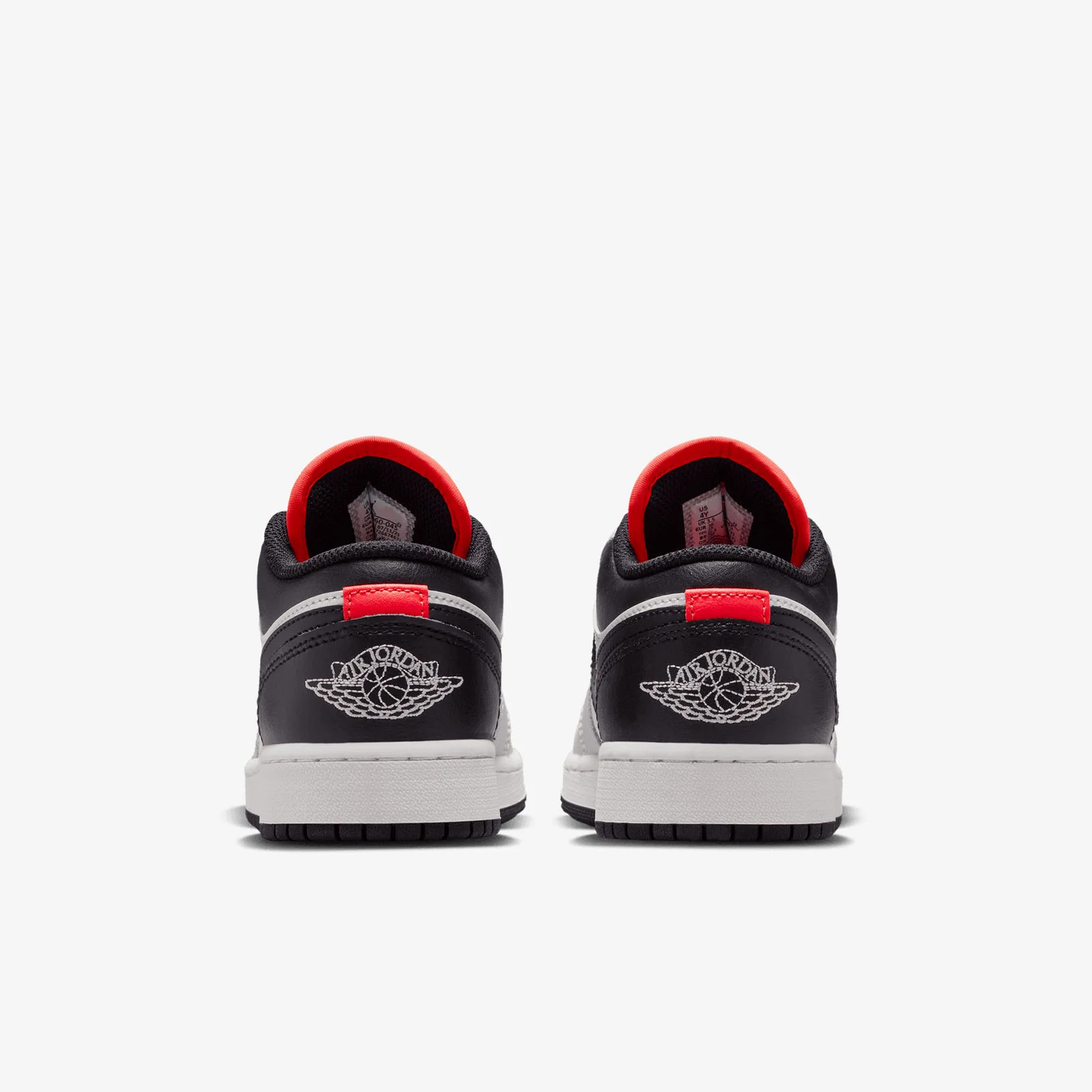 Air Jordan 1 Low (GS) - Black/Summit White/Infrared - Image 3