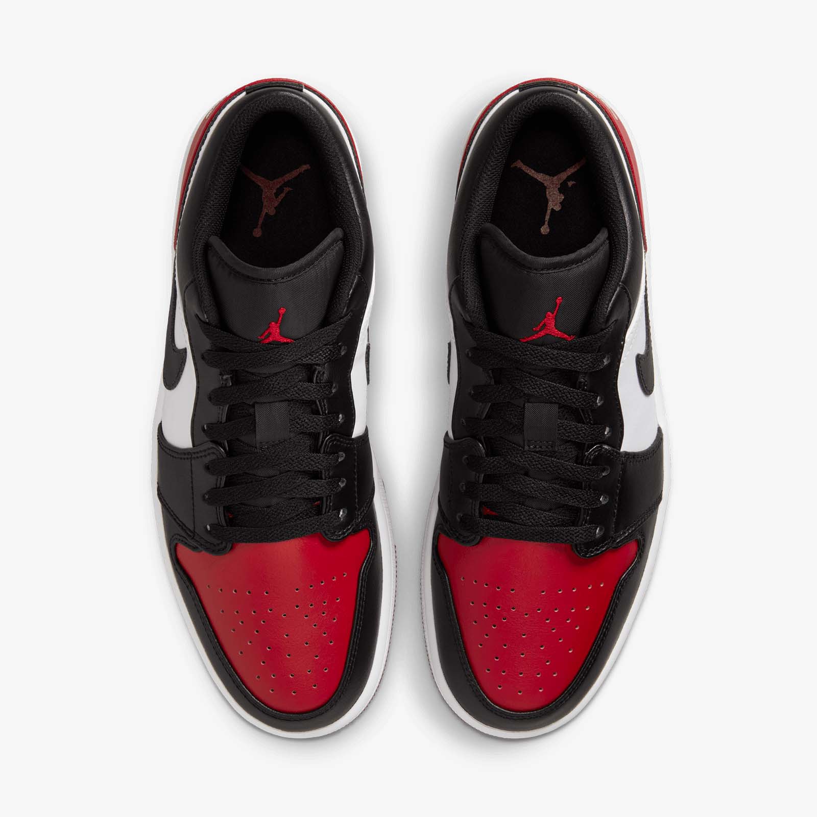 Air Jordan 1 Low - White/Black-Varsity Red - Image 4