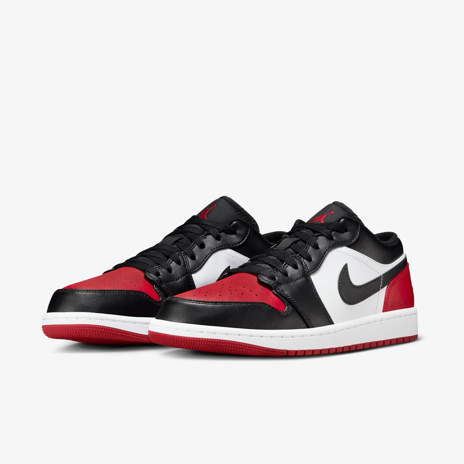 Air Jordan 1 Low - White/Black-Varsity Red - Image 5