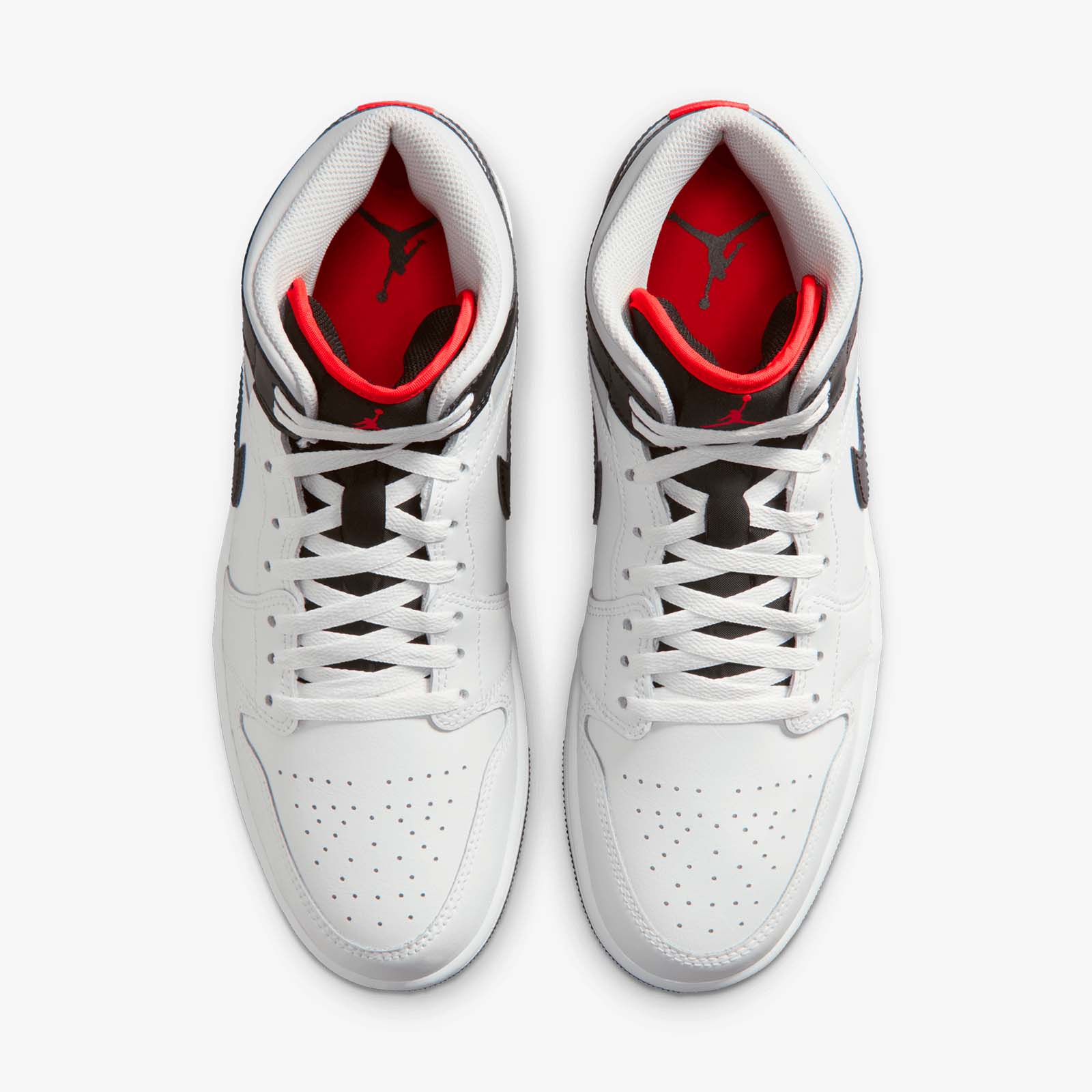 Air Jordan 1 Mid - Summit White/Neutral Grey/Infrared 23/Black - Image 5