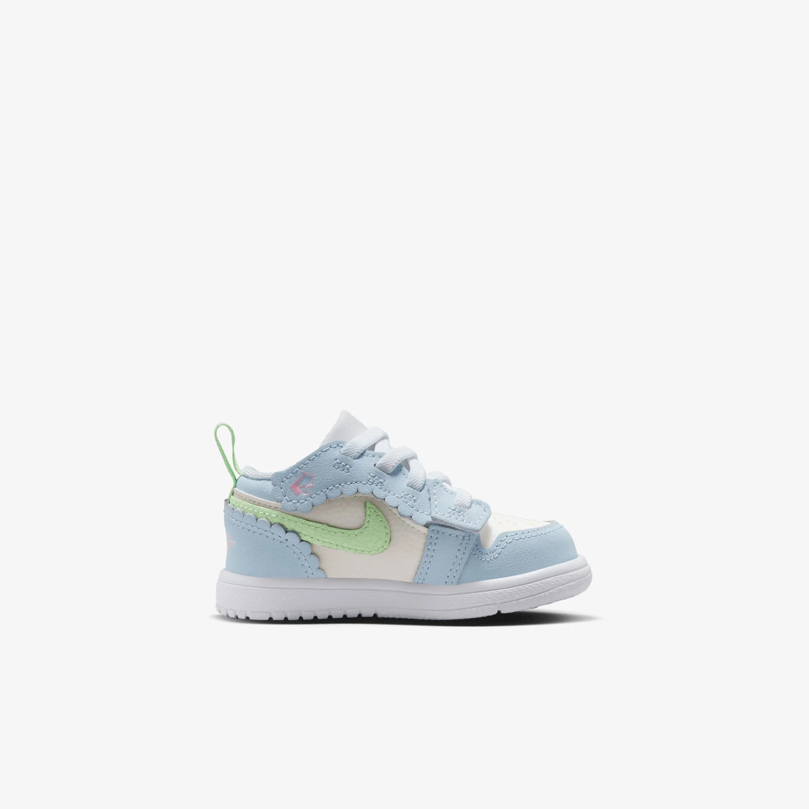 Air Jordan 1 Retro Low Alt SE (TD) - Half Blue/Sail/White/Vapour Green - Image 2