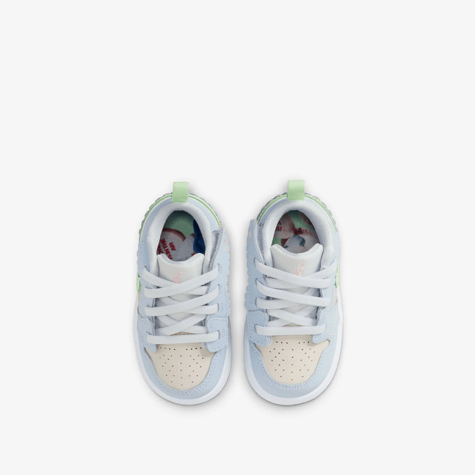 Air Jordan 1 Retro Low Alt SE (TD) - Half Blue/Sail/White/Vapour Green - Image 5