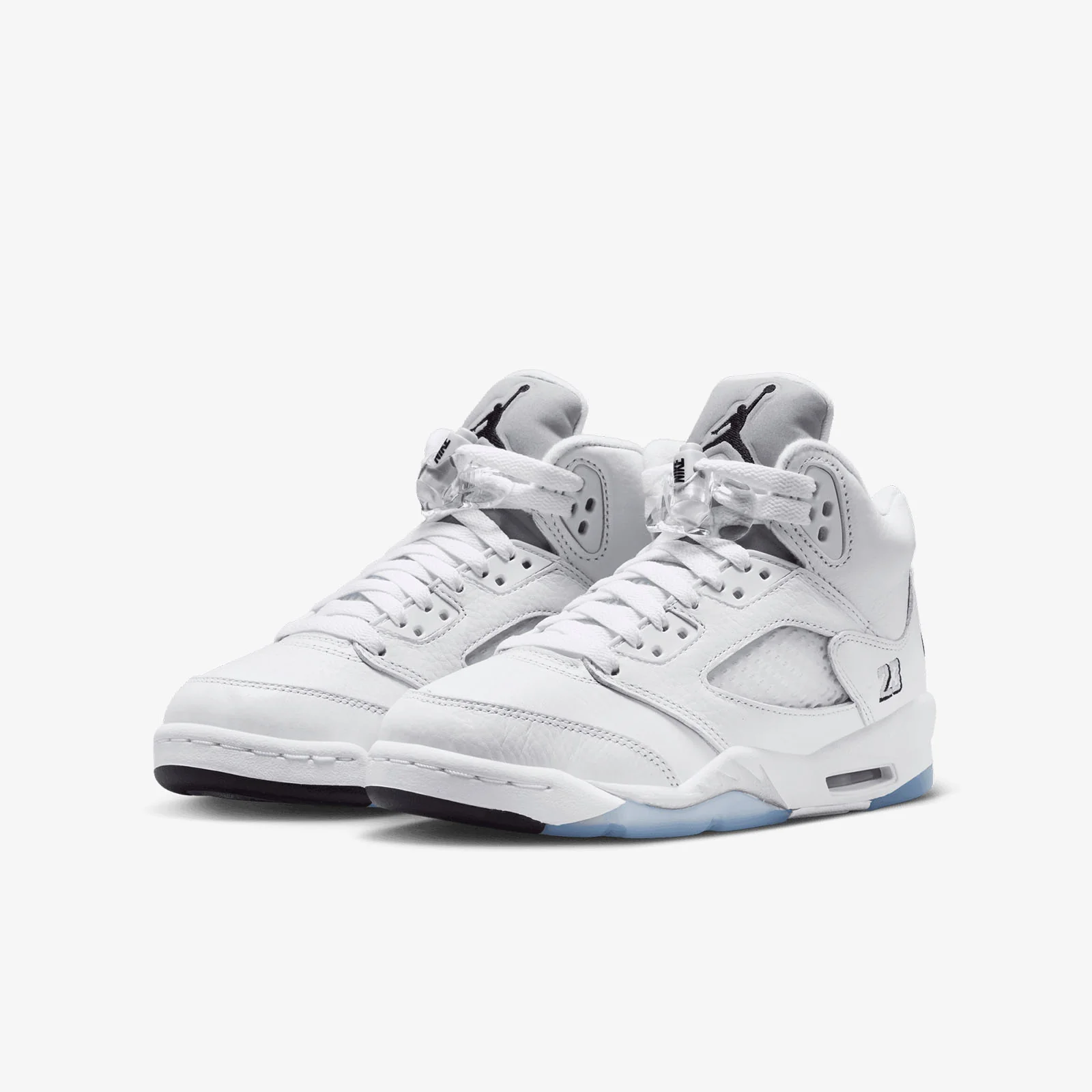 Air Jordan 5 Retro (GS) - 'White Metallic' - Image 4