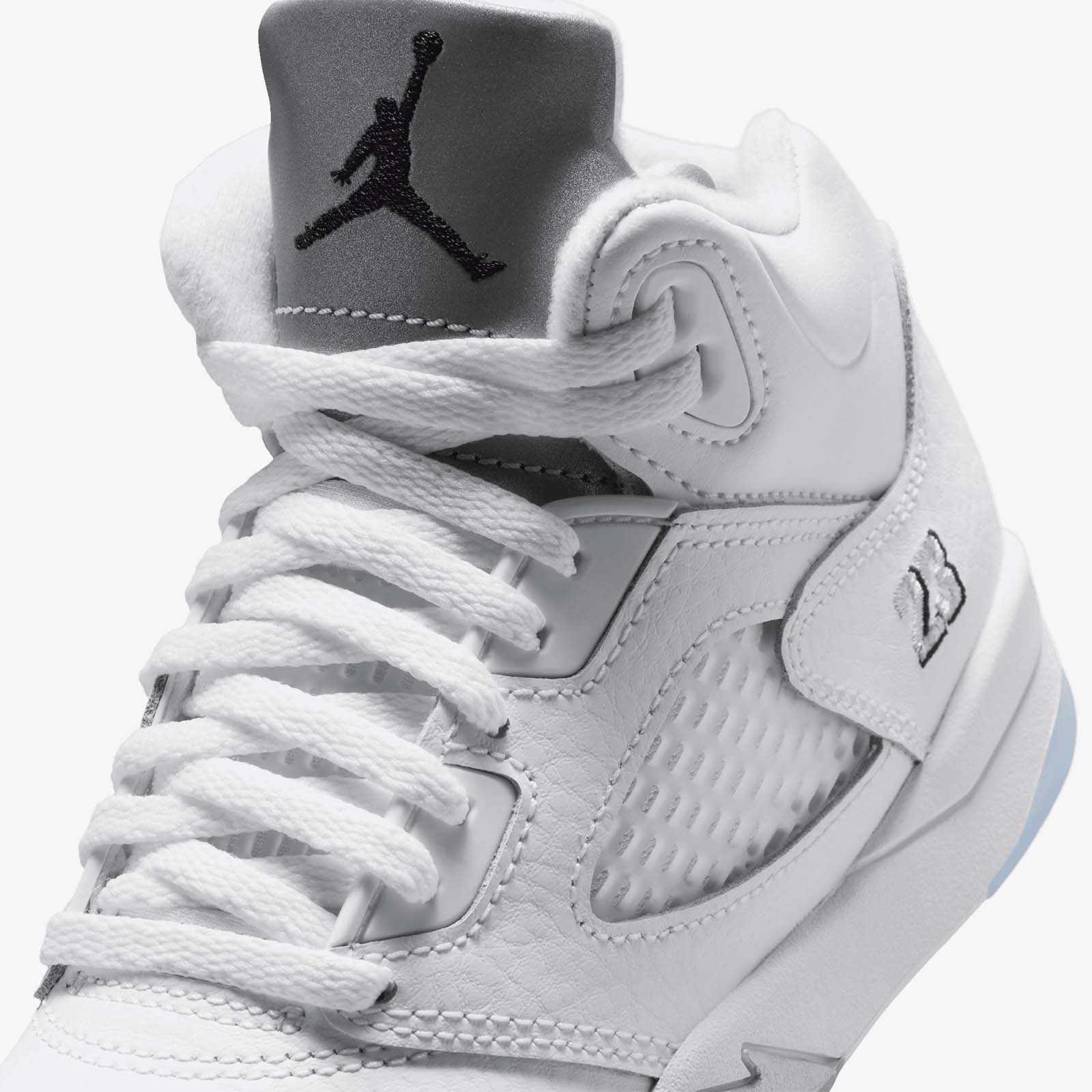 Air Jordan 5 Retro (PS) - 'White Metallic' - Image 6
