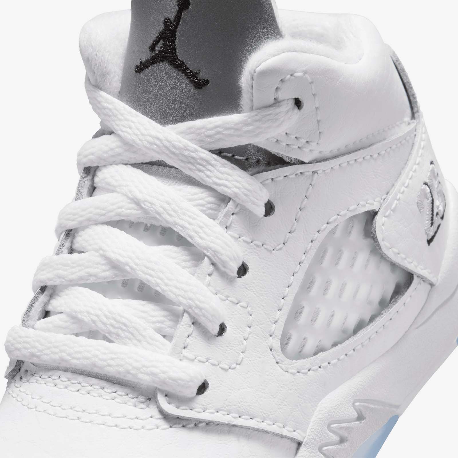 Air Jordan 5 Retro (TD) - 'White Metallic' - Image 7