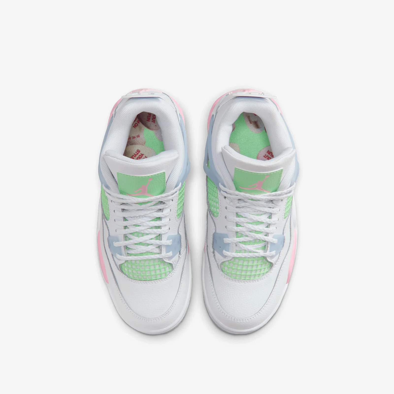 Air Jordan 4 Retro (GS) - White/Soft Pink - Image 4