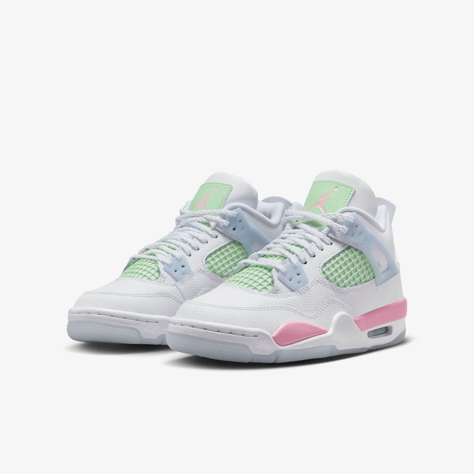 Air Jordan 4 Retro (GS) - White/Soft Pink - Image 5