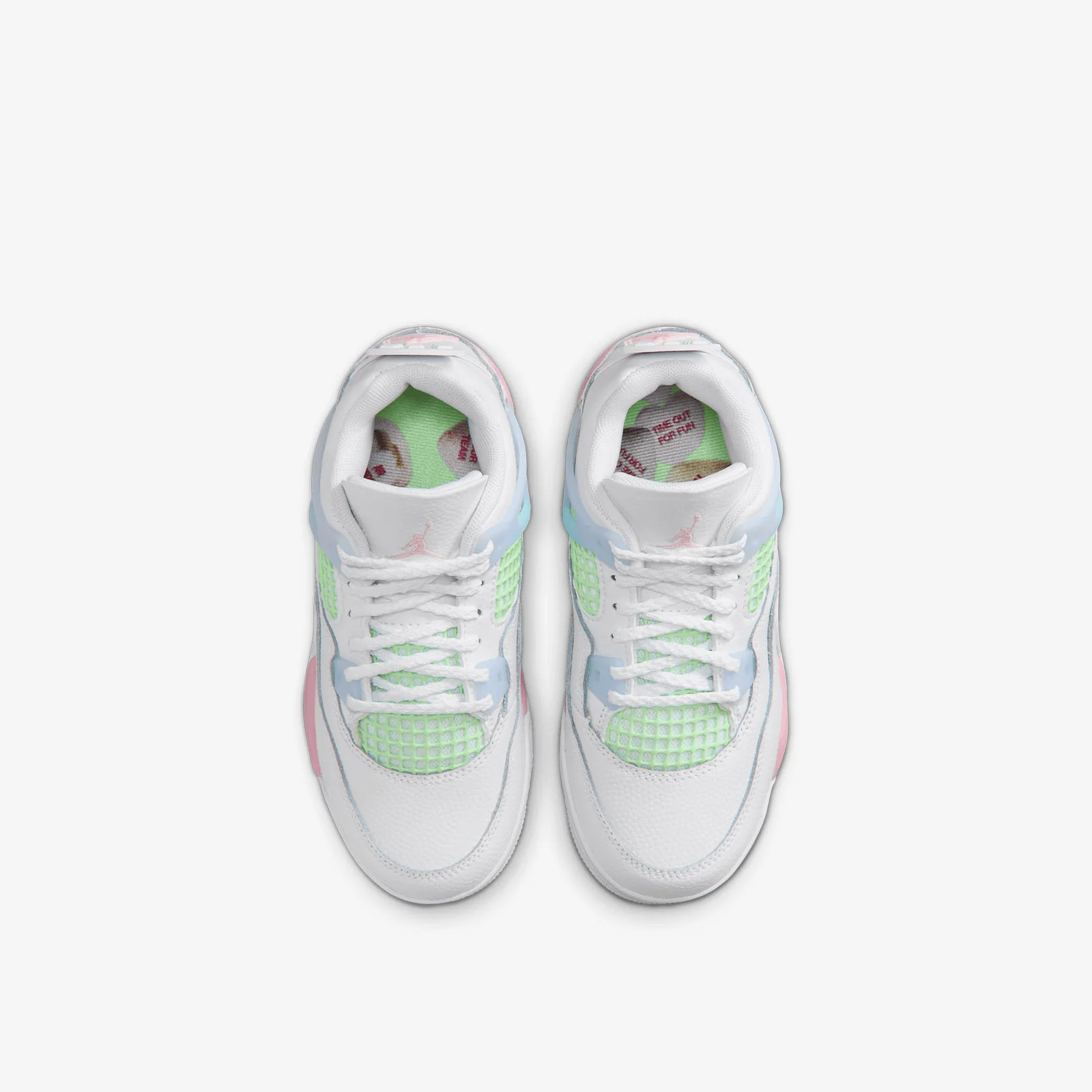 Air Jordan 4 Retro (PS) - White/Soft Pink - Image 4