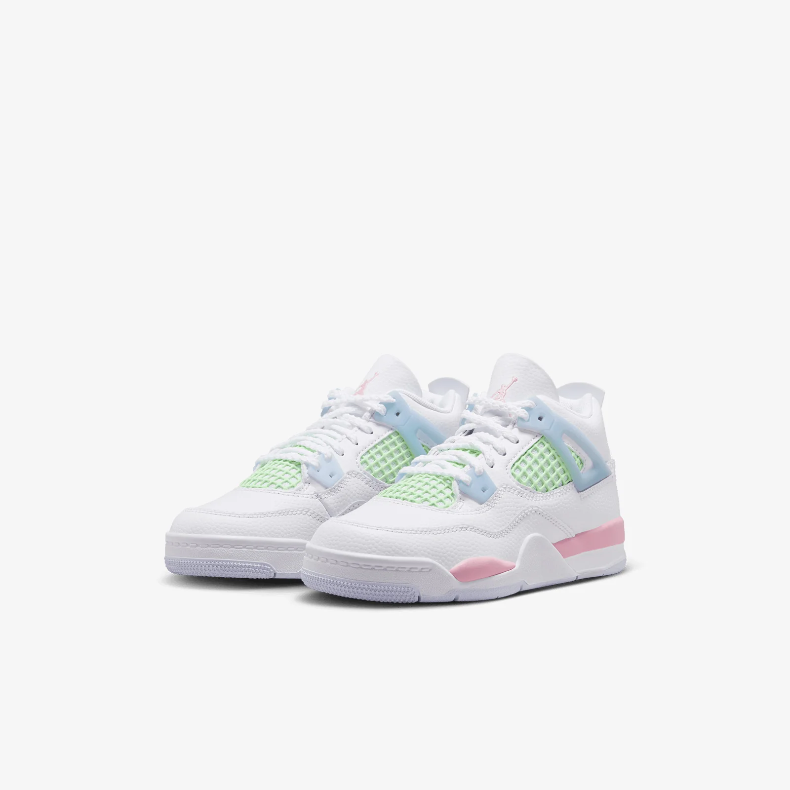 Air Jordan 4 Retro (PS) - White/Soft Pink - Image 5