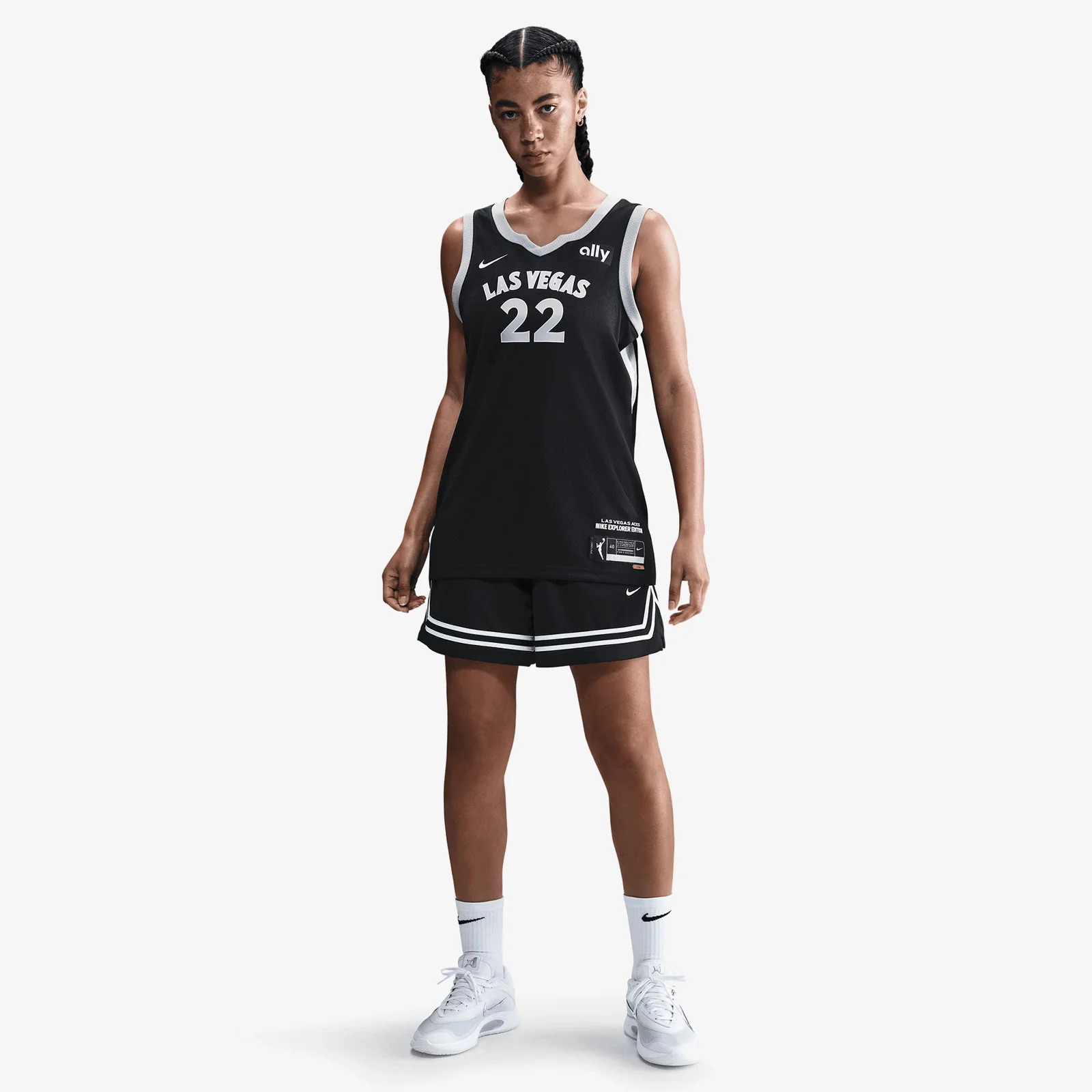 A'ja Wilson Las Vegas Aces Victory Edition Women's Swingman Jersey - Black - Image 3