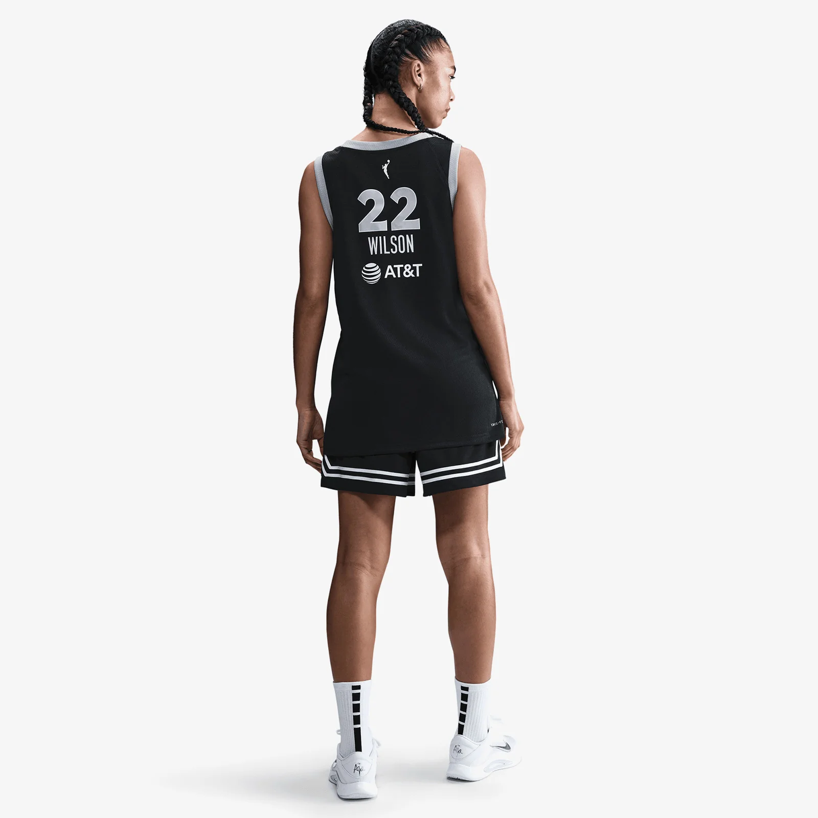 A'ja Wilson Las Vegas Aces Victory Edition Women's Swingman Jersey - Black - Image 4
