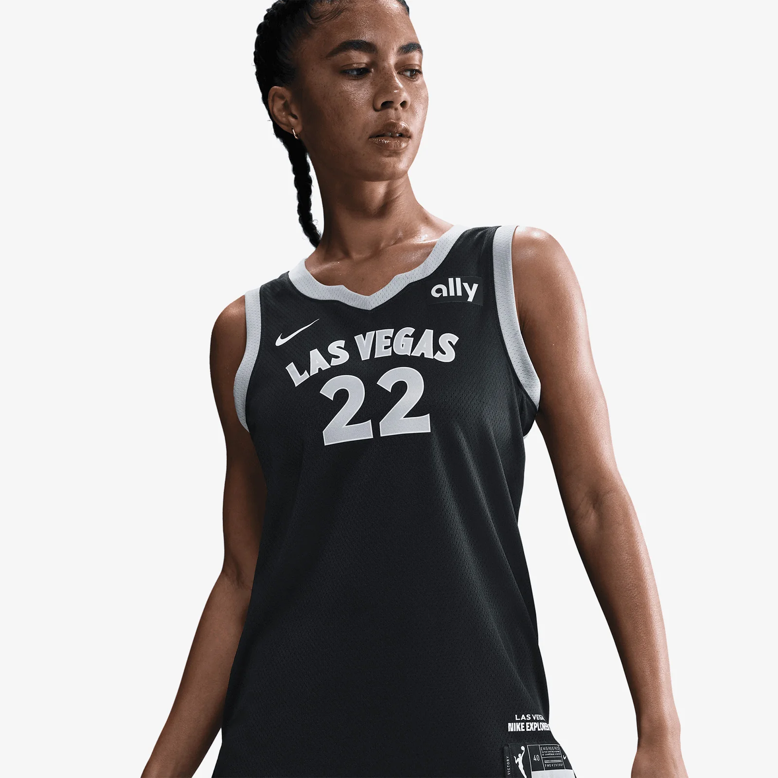 A'ja Wilson Las Vegas Aces Victory Edition Women's Swingman Jersey - Black - Image 5