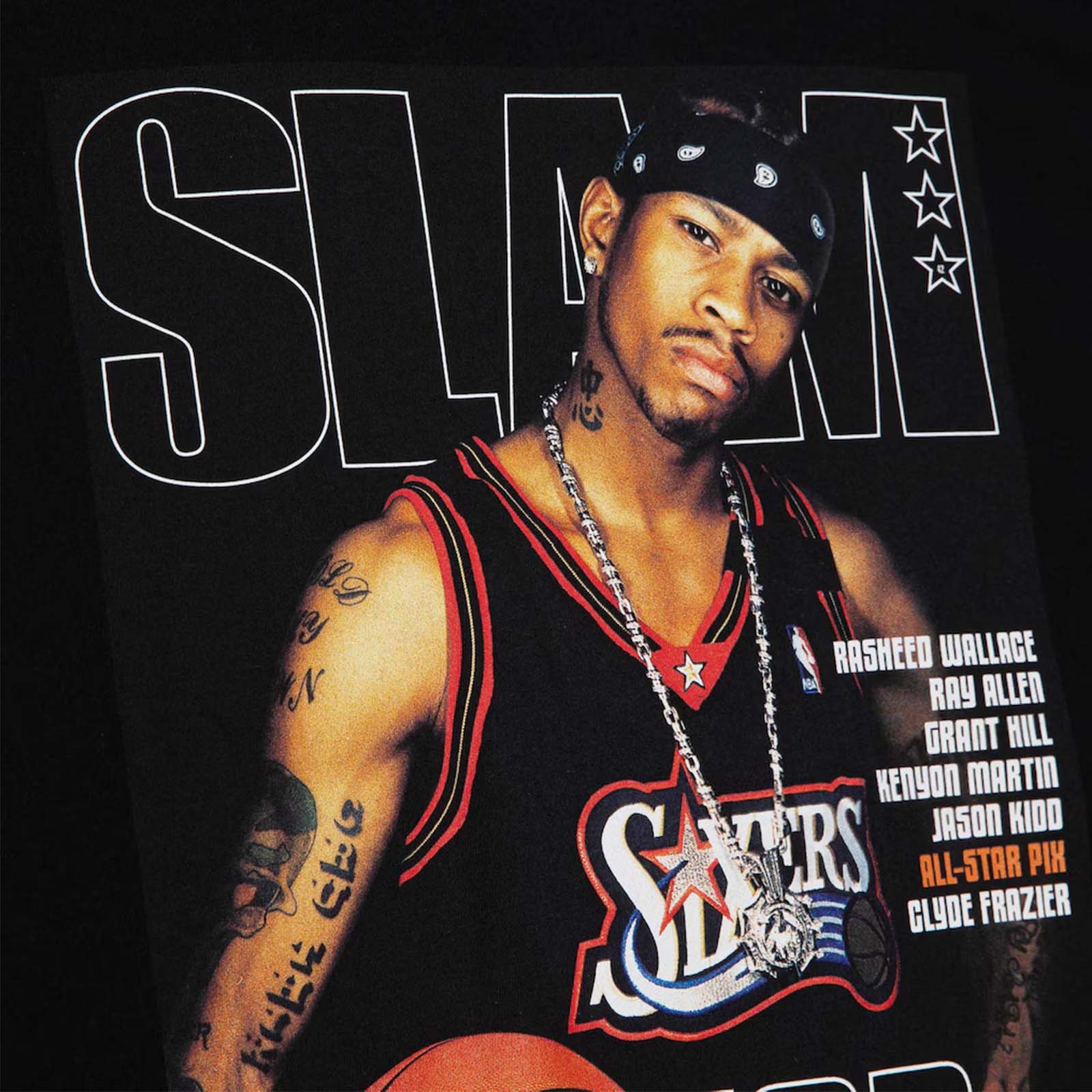 Allen Iverson SLAM T-Shirt - Black - Image 3