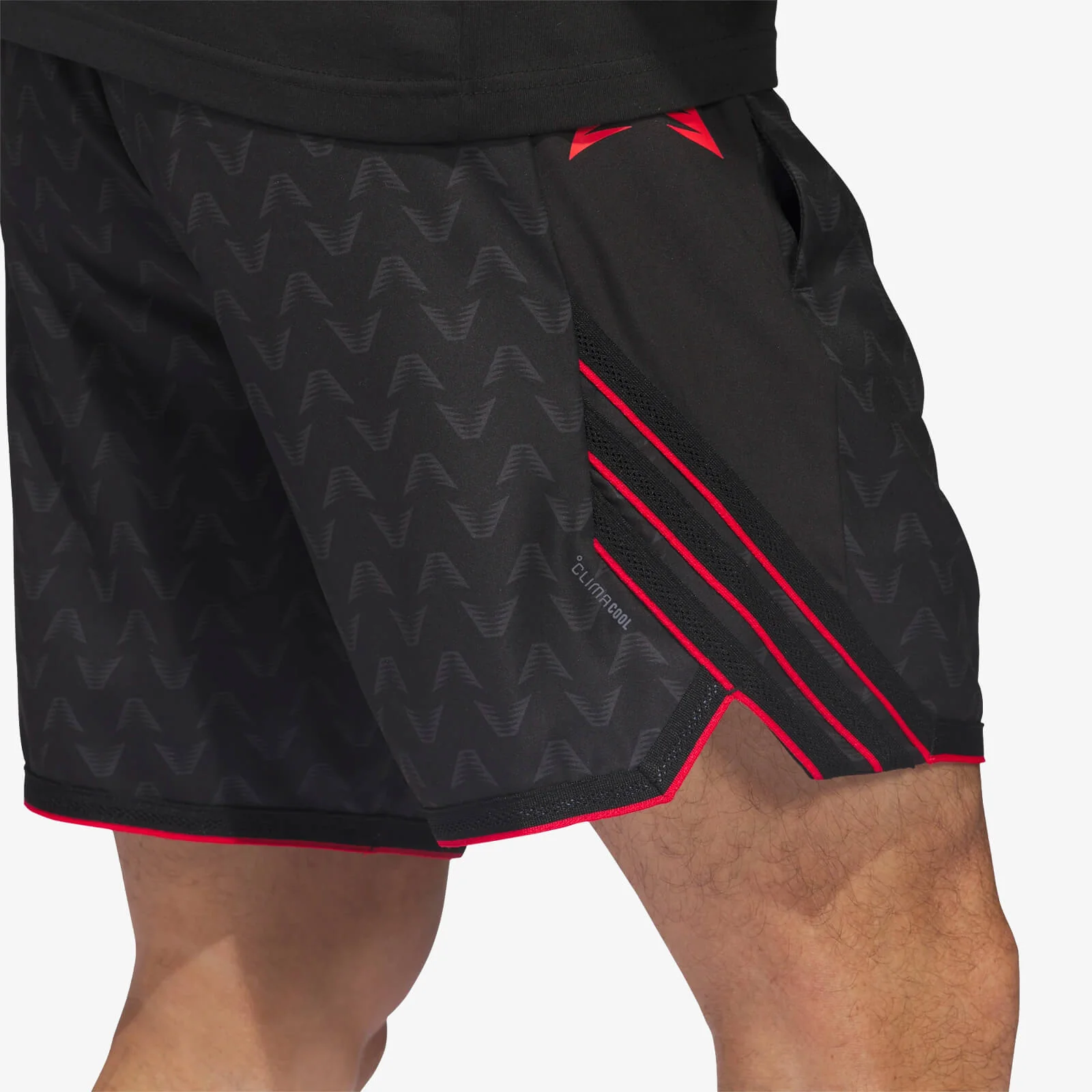 Anthony Edwards Crazylite AOP Shorts - Black - Image 4