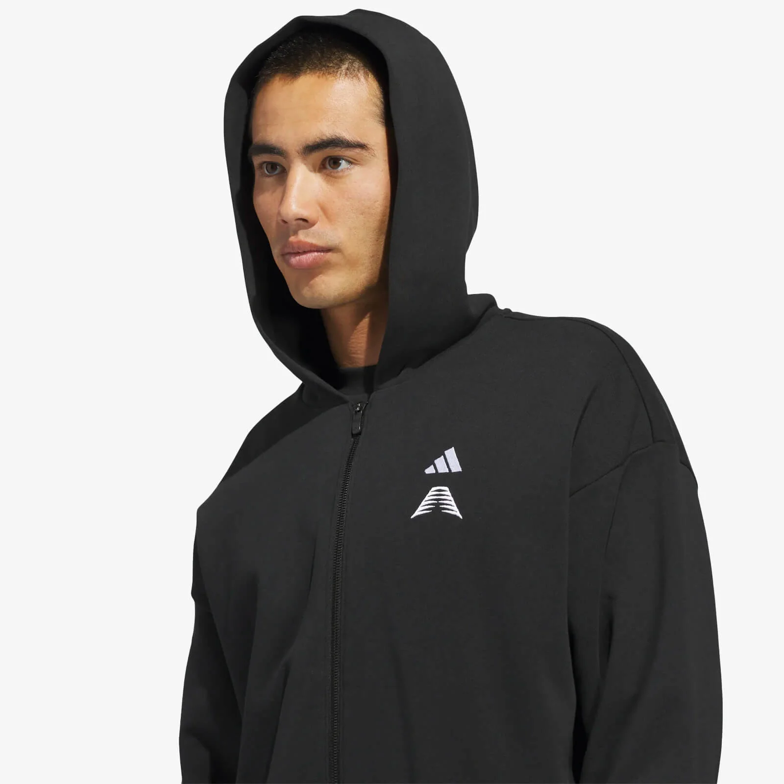 Anthony Edwards Full-Zip Hoodie - Black - Image 3