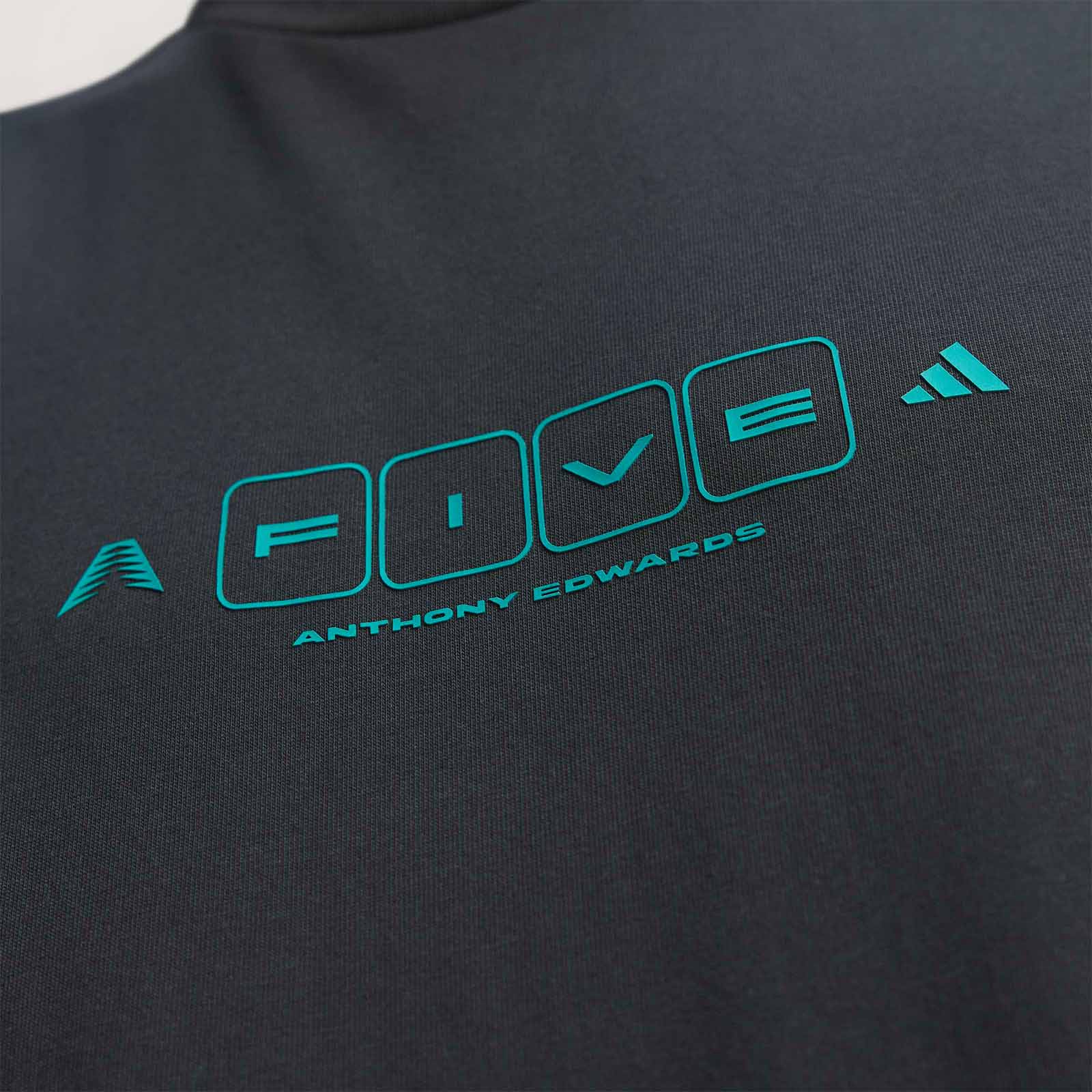 Anthony Edwards 'World of 5' Tee - Black - Image 3