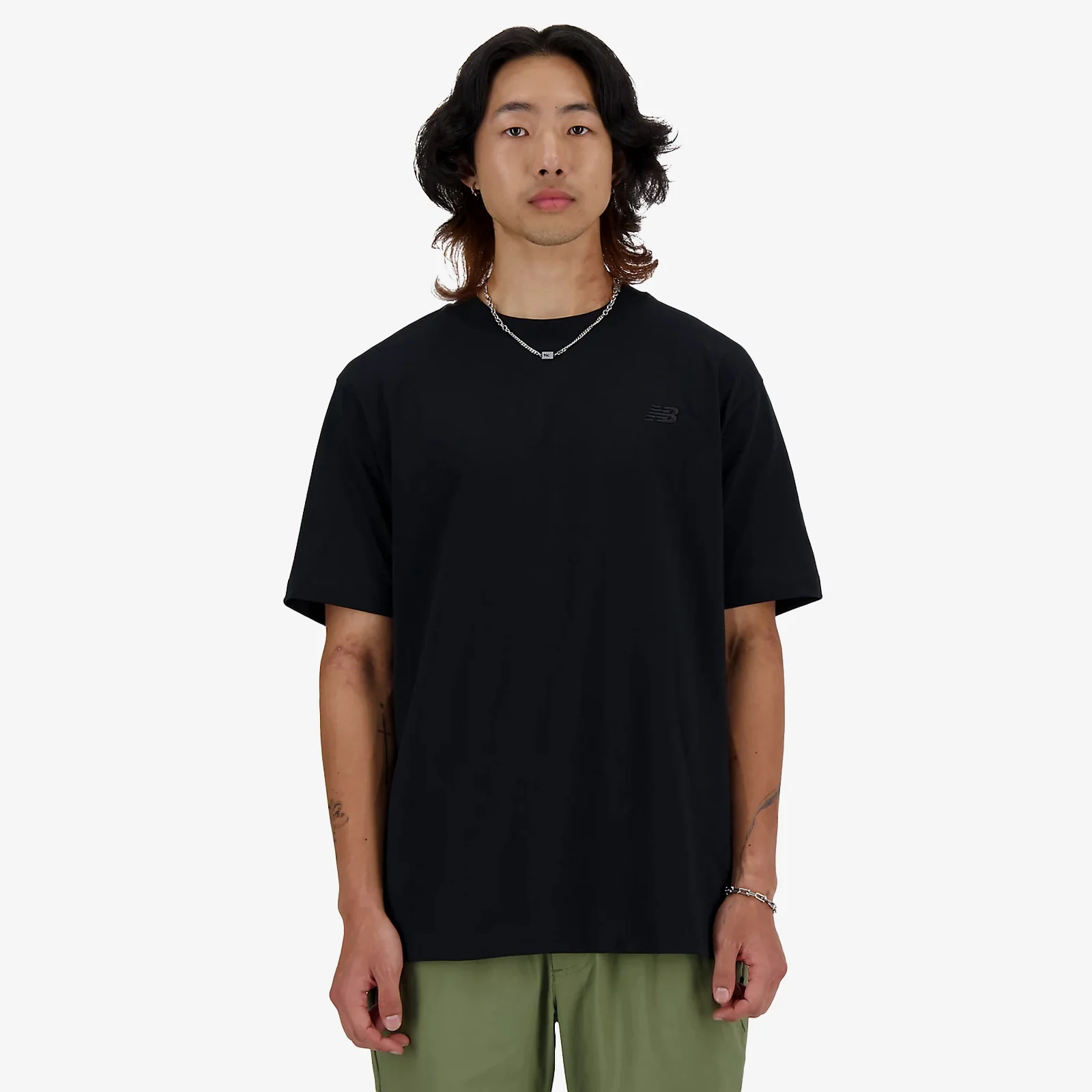 Athletics Cotton T-Shirt - Black - Image 3