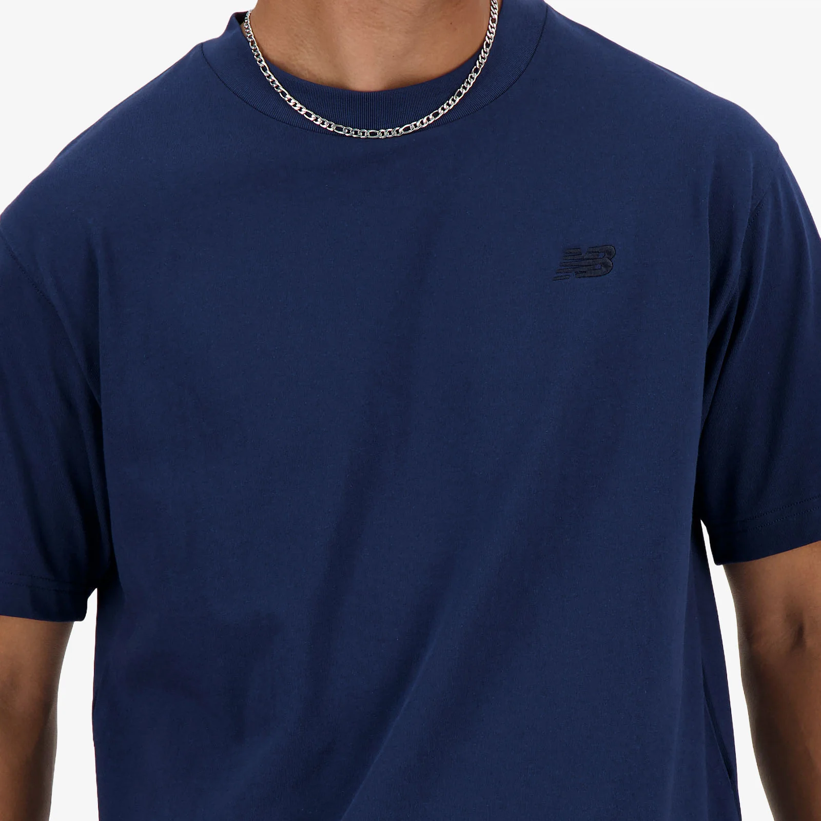 Athletics Cotton T-Shirt - Navy - Image 3