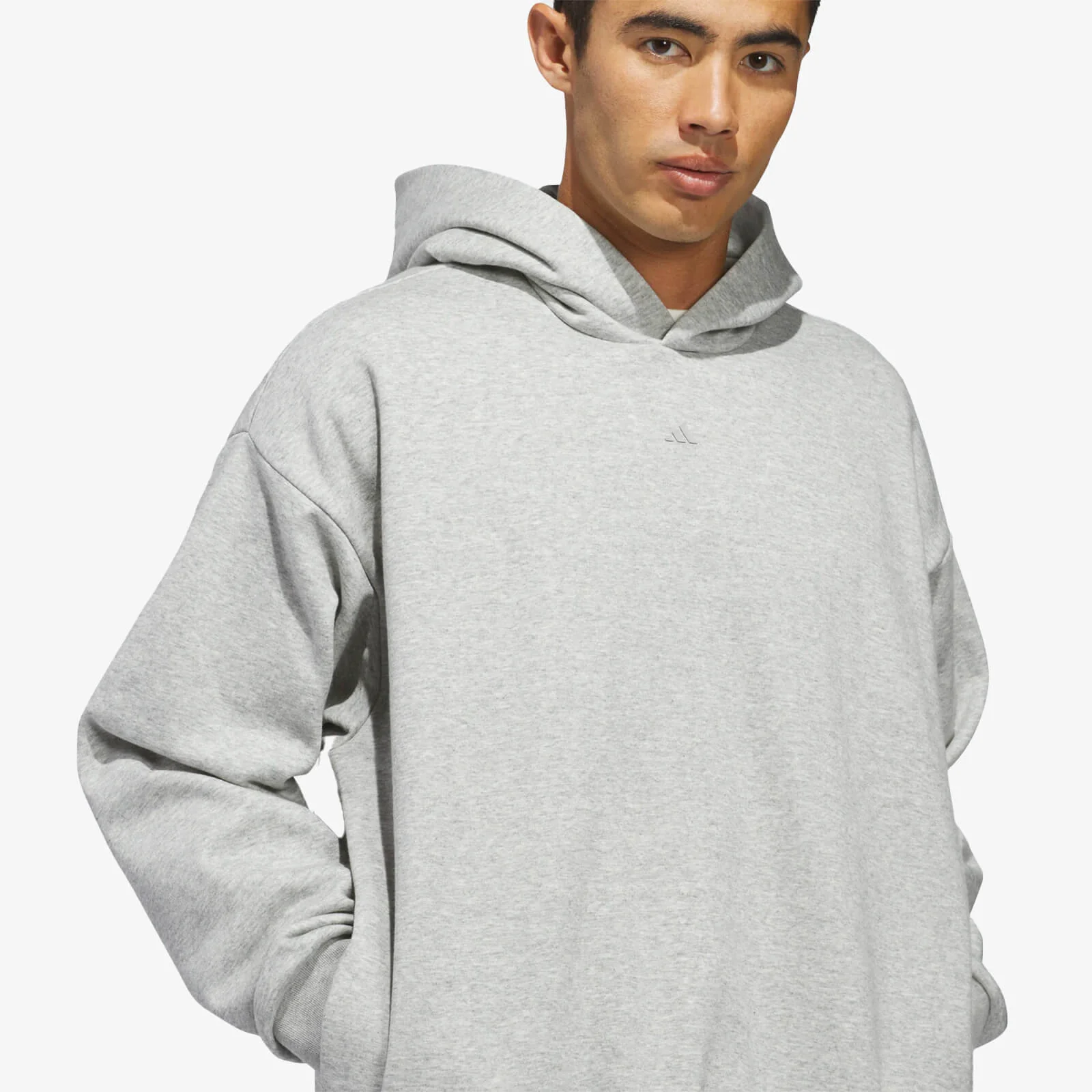 Basketball Fleece Hoodie - Grey - Image 3
