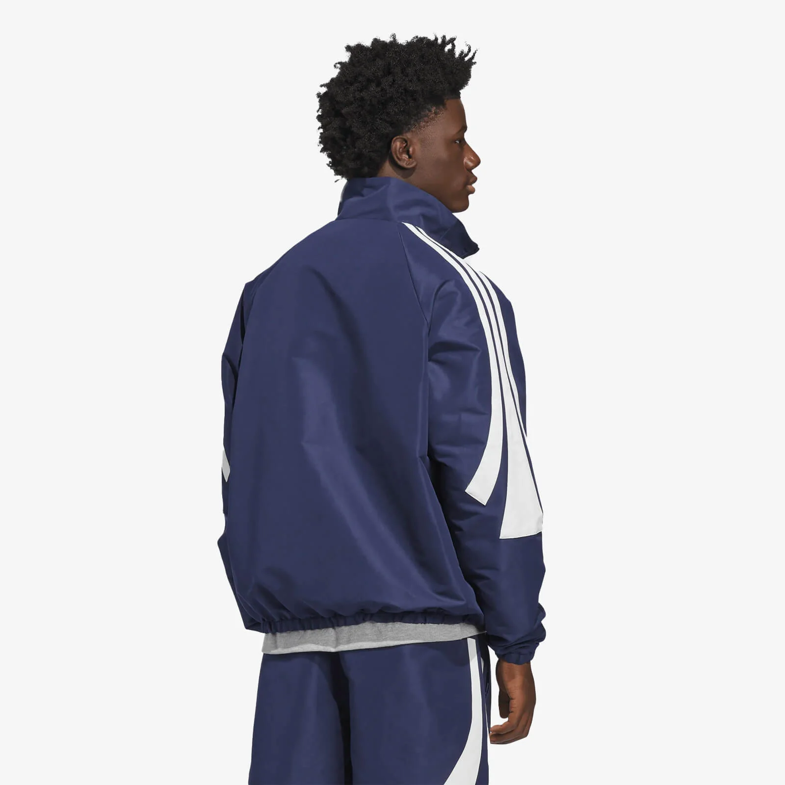 Basketball Track Jacket - Navy - Image 2