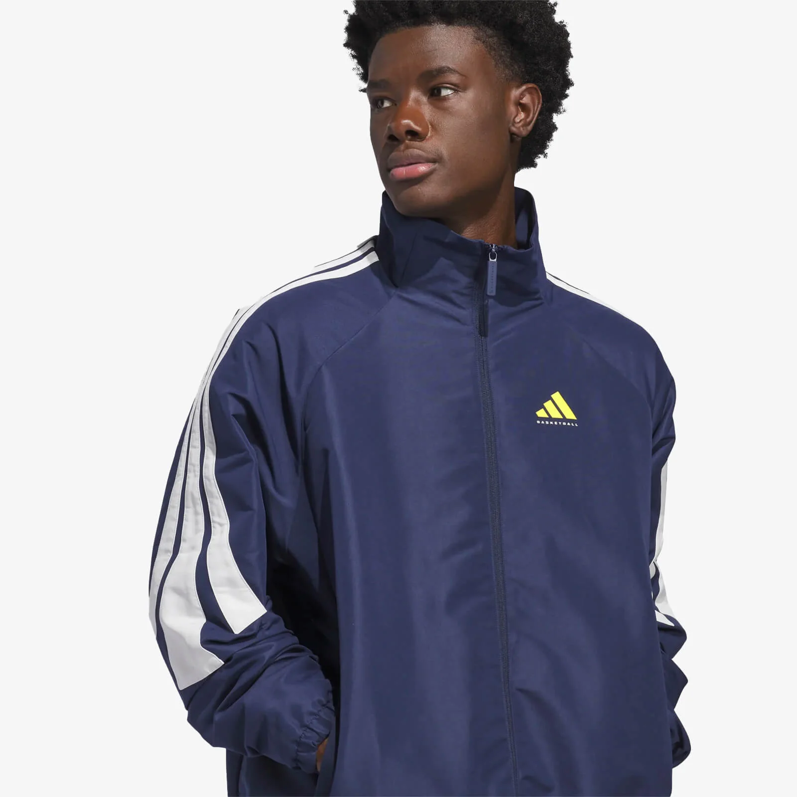 Basketball Track Jacket - Navy - Image 4
