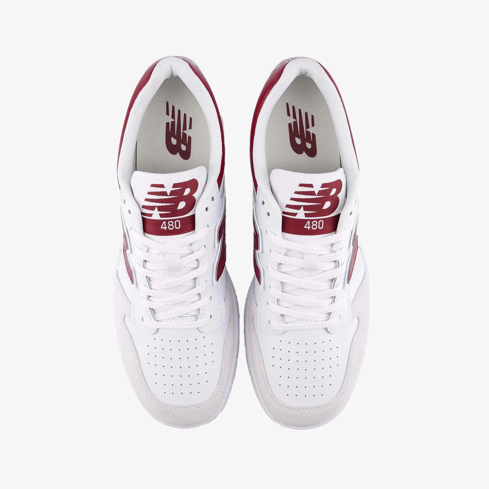 BB480 - White/Burgundy - Image 5