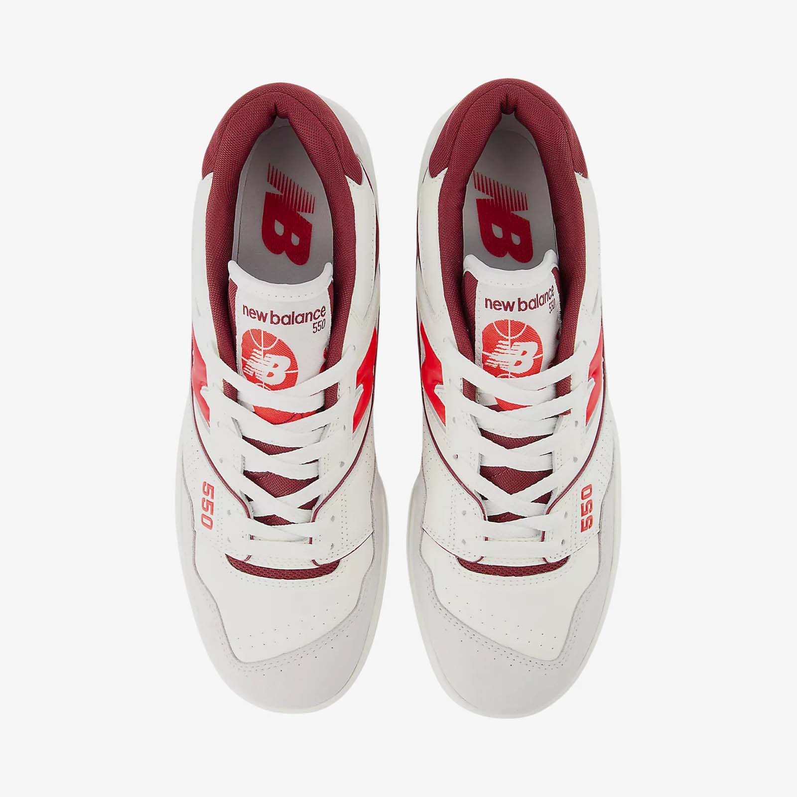BB550 - Sea Salt Grey/True Red - Image 3