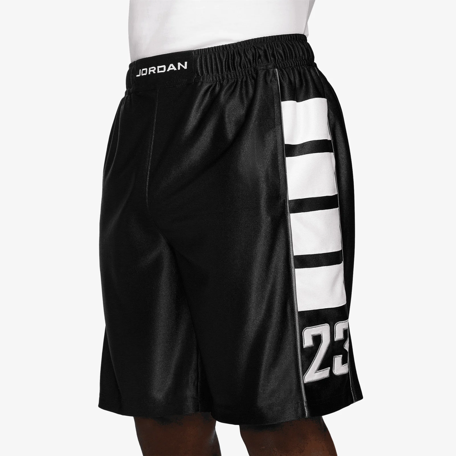 Brooklyn Cat Scratch Shorts - Black/White - Image 3