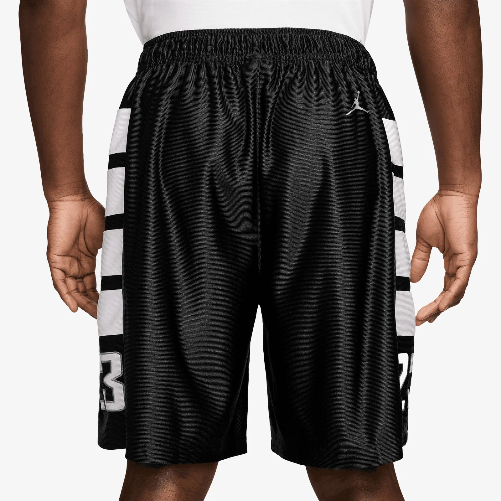 Brooklyn Cat Scratch Shorts - Black/White - Image 5