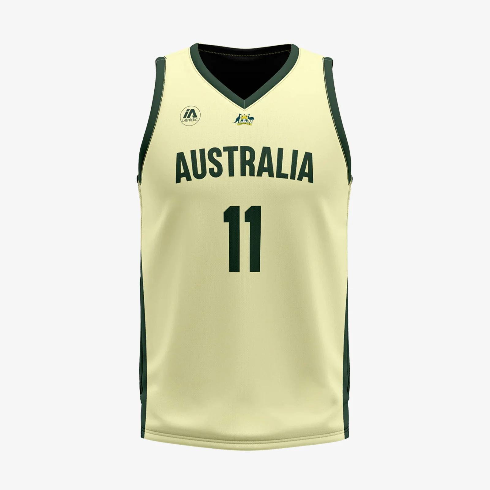 Bryce Cotton Australian Boomers Swingman Jersey - Pale Gold