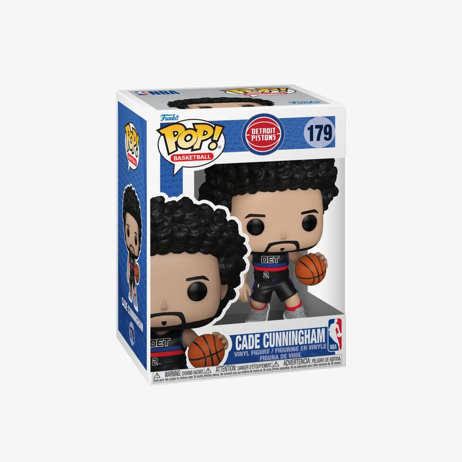 Cade Cunningham Detroit Pistons NBA Pop! Vinyl - Black - Image 2