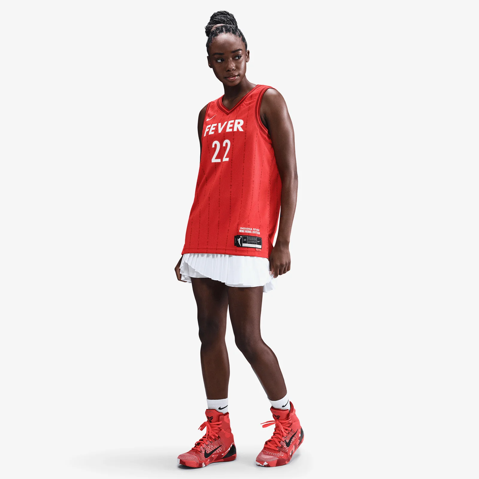 Caitlin Clark Indiana Fever Victory Edition Women's Swingman Jersey - Red - Image 3