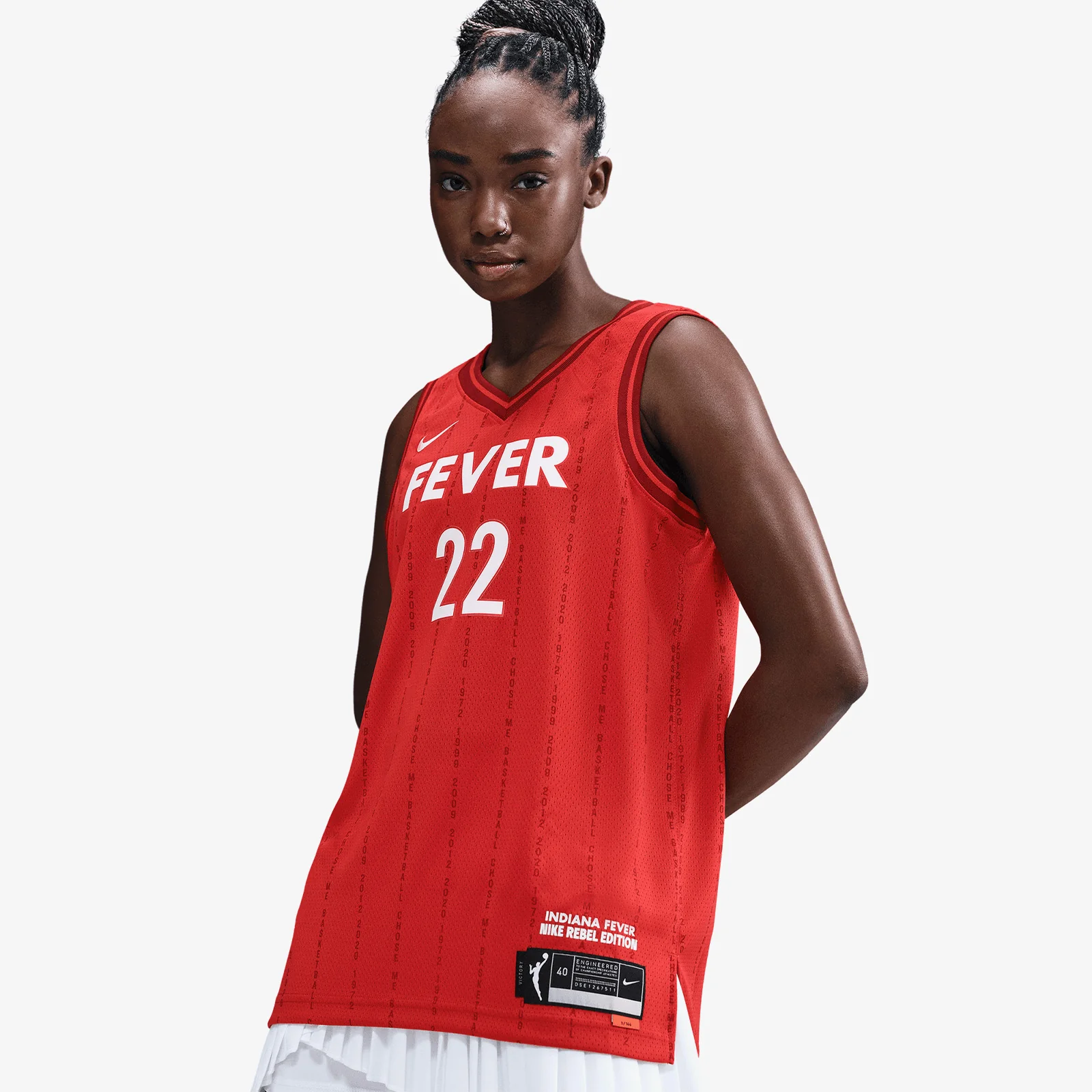 Caitlin Clark Indiana Fever Victory Edition Women's Swingman Jersey - Red - Image 5