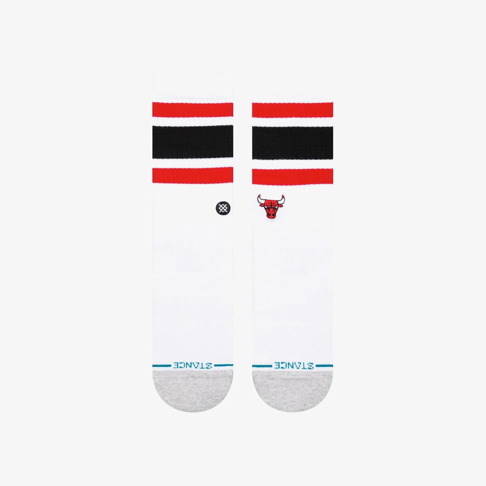 Chicago Bulls Tube Crew Socks - White - Image 2