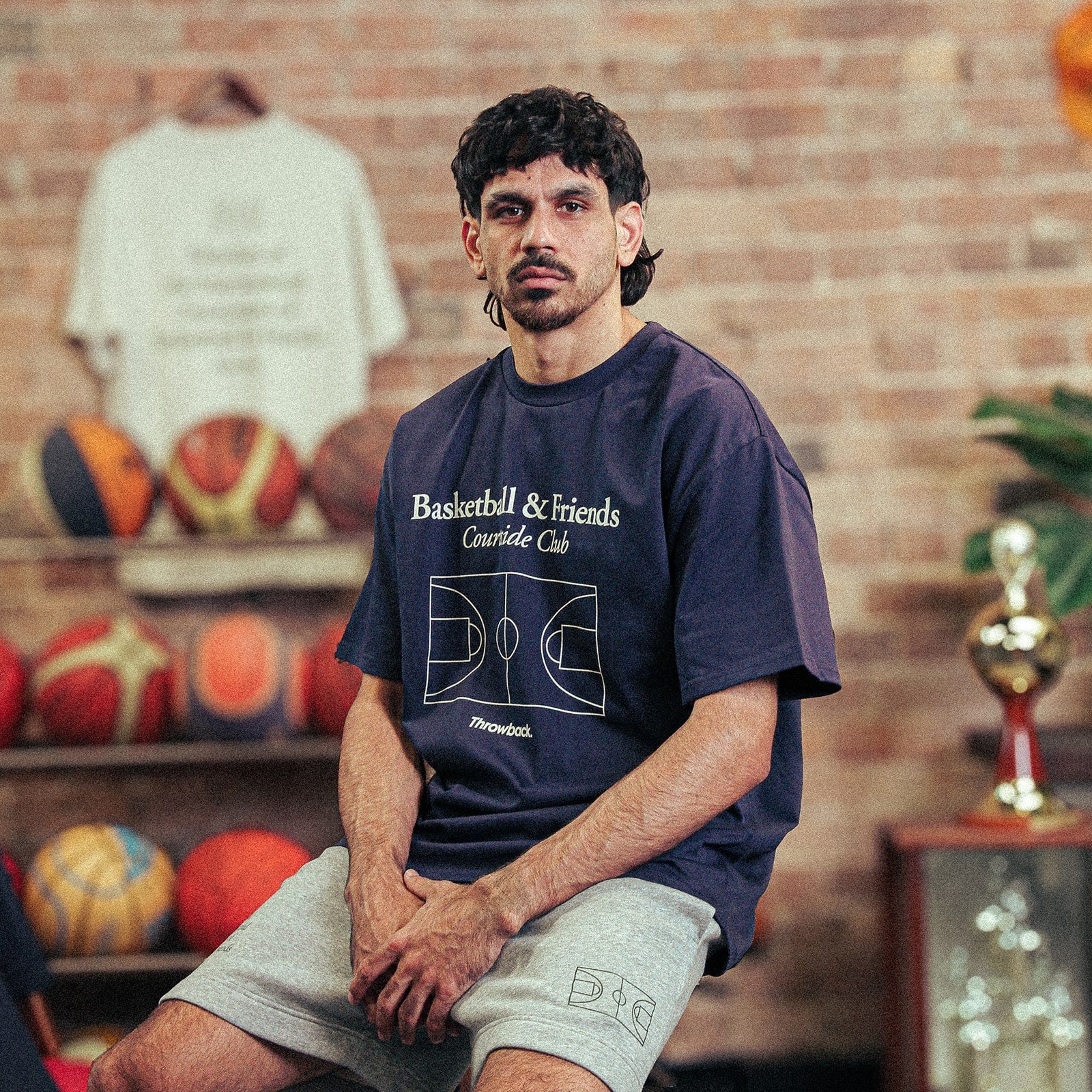 Courtside Club T-Shirt - Neptune Blue - Image 4