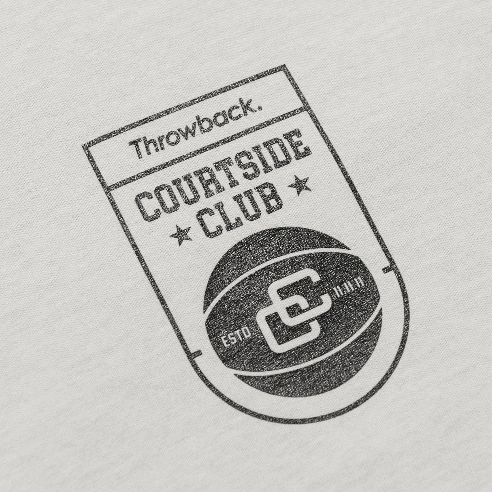 Courtside Club T-Shirt - Faded Bone - Image 3