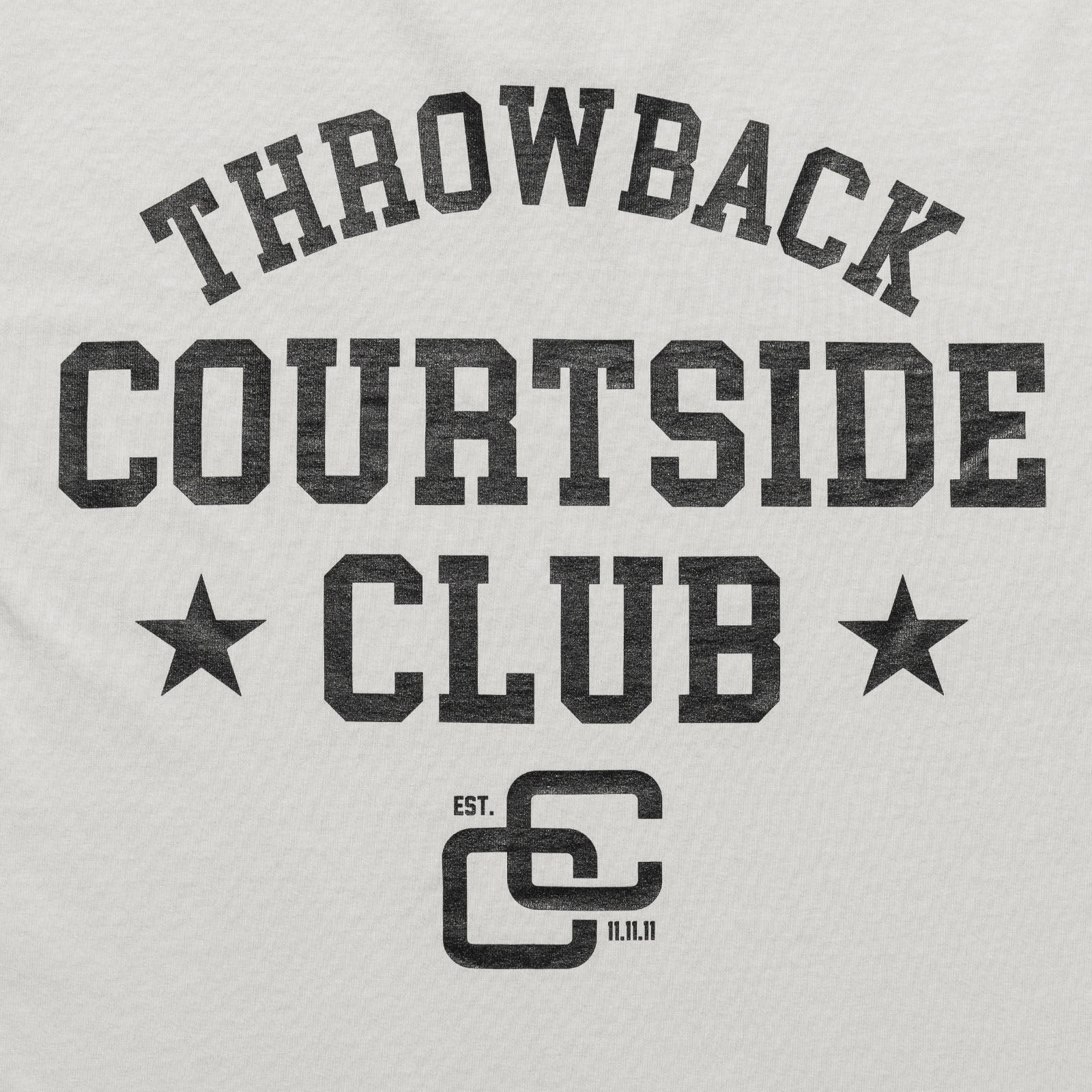 Courtside Club T-Shirt - Faded Bone - Image 4