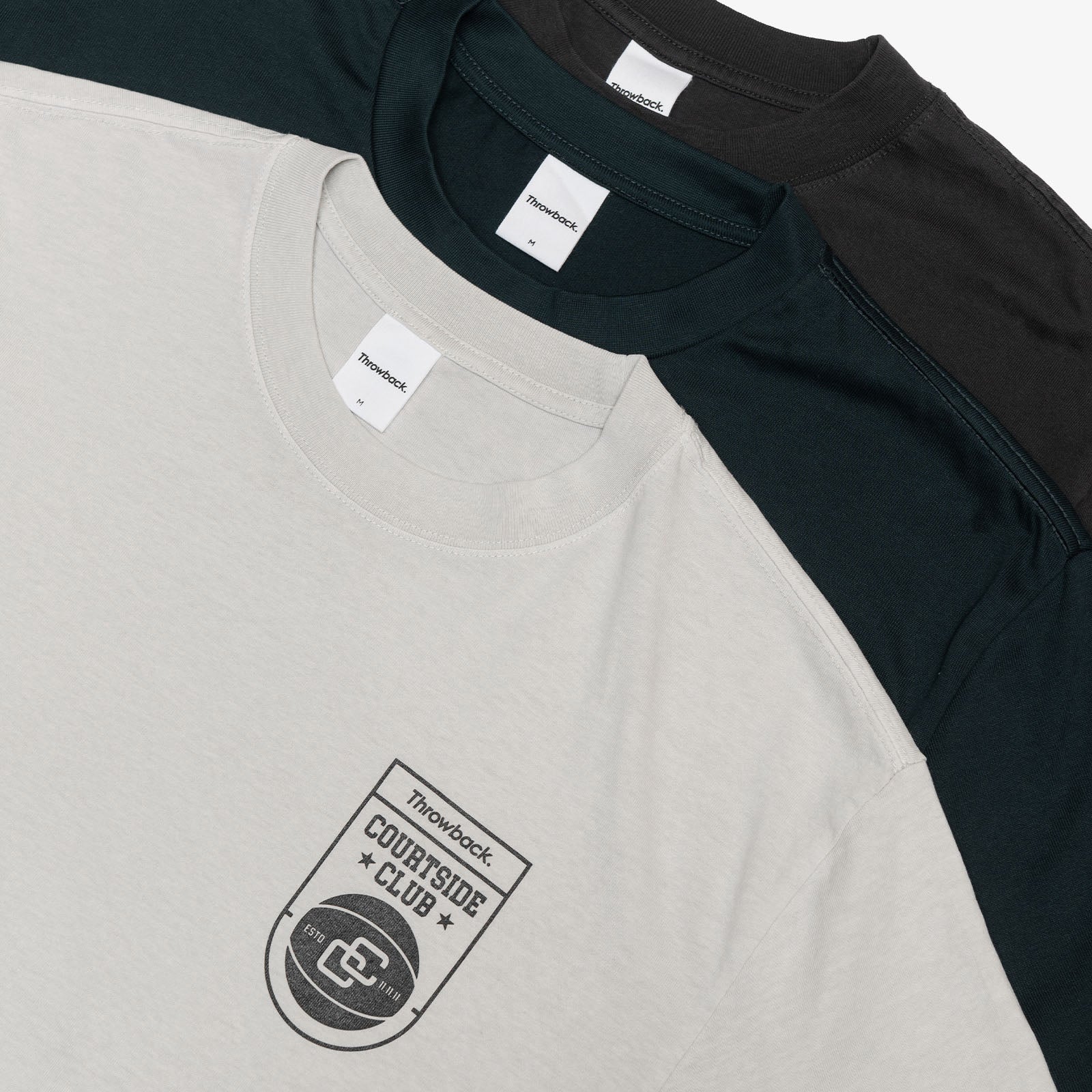 Courtside Club T-Shirt - Faded Bone - Image 6