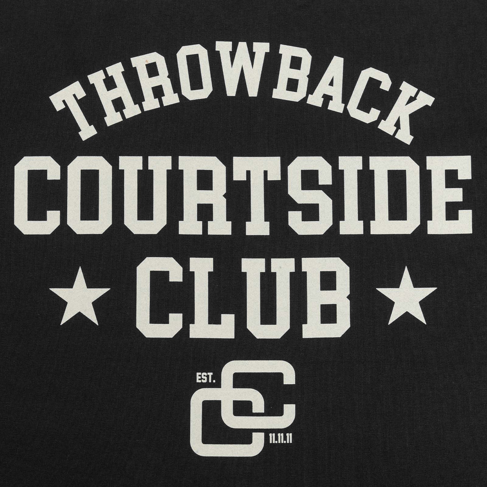 Courtside Club Tee - Faded Noir - Image 4