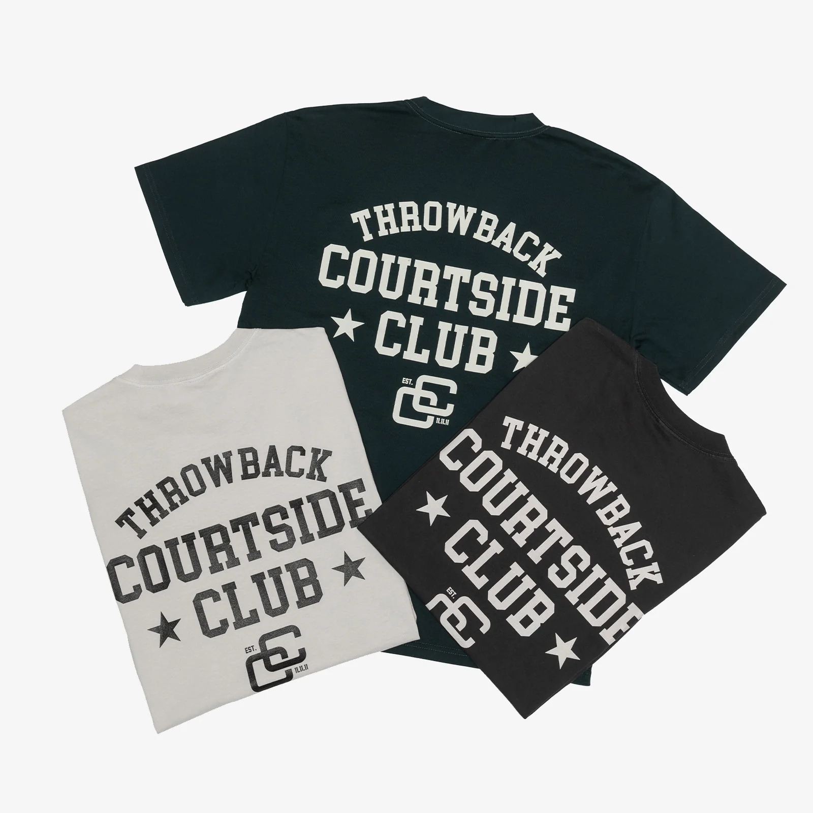 Courtside Club Tee - Faded Noir - Image 9