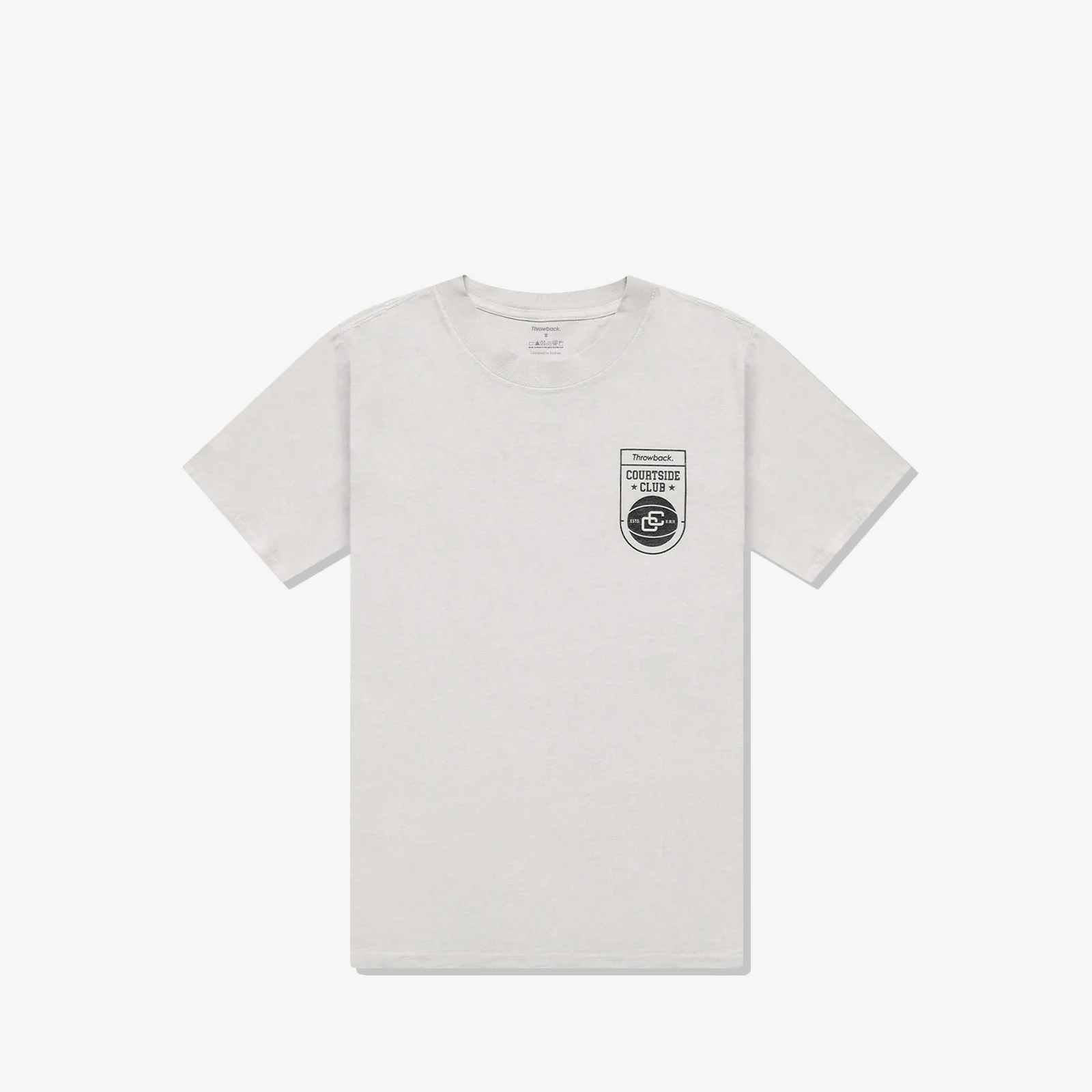 Courtside Club Youth T-Shirt - Faded Bone