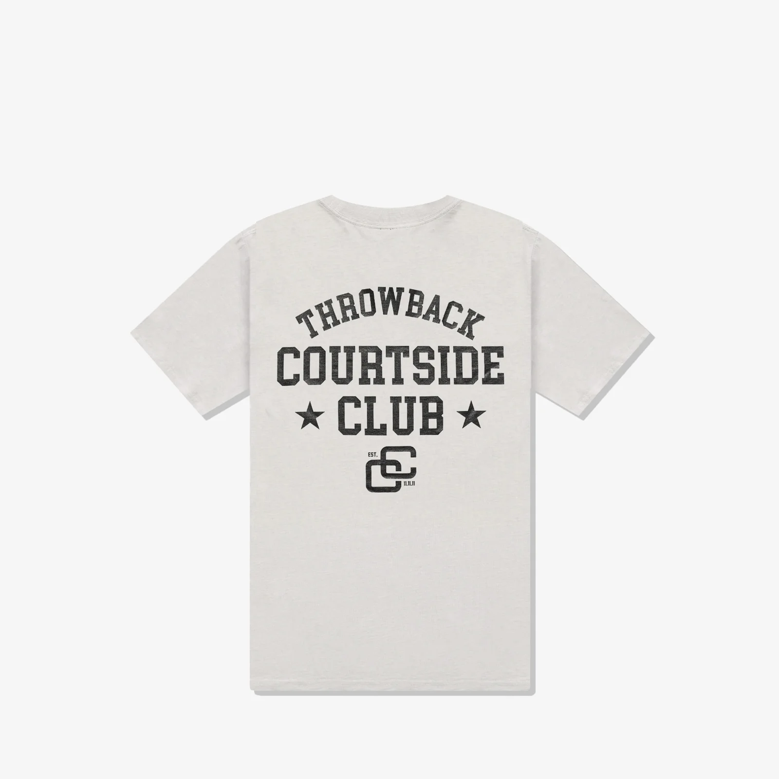 Courtside Club Youth T-Shirt - Faded Bone - Image 2