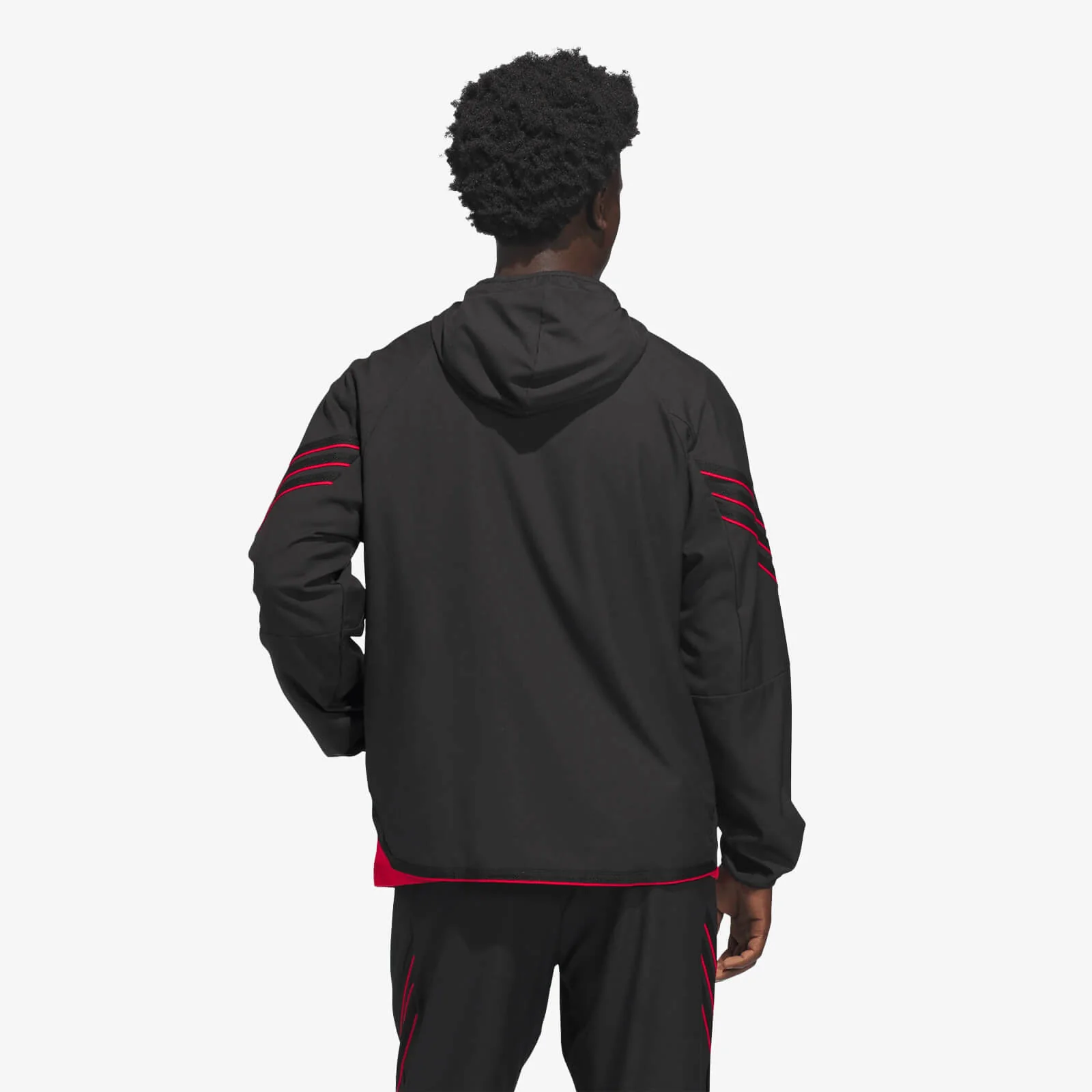 Crazylite Hooded Track Jacket - Black - Image 2