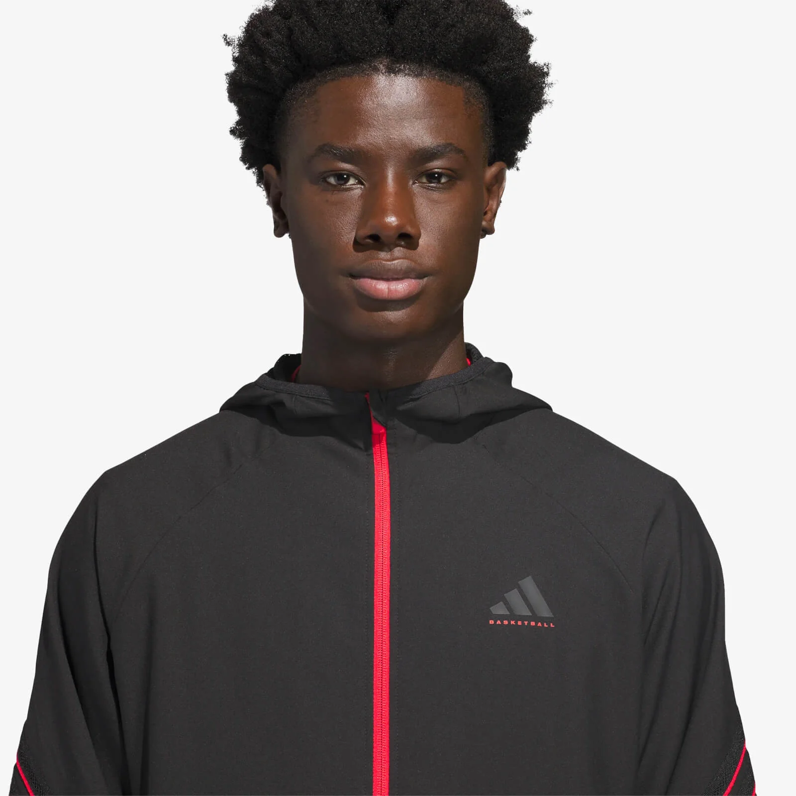 Crazylite Hooded Track Jacket - Black - Image 3