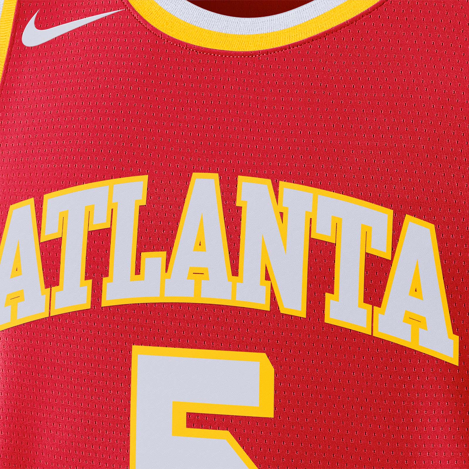 Dyson Daniels Atlanta Hawks Icon Edition Swingman Jersey - University Red - Image 3