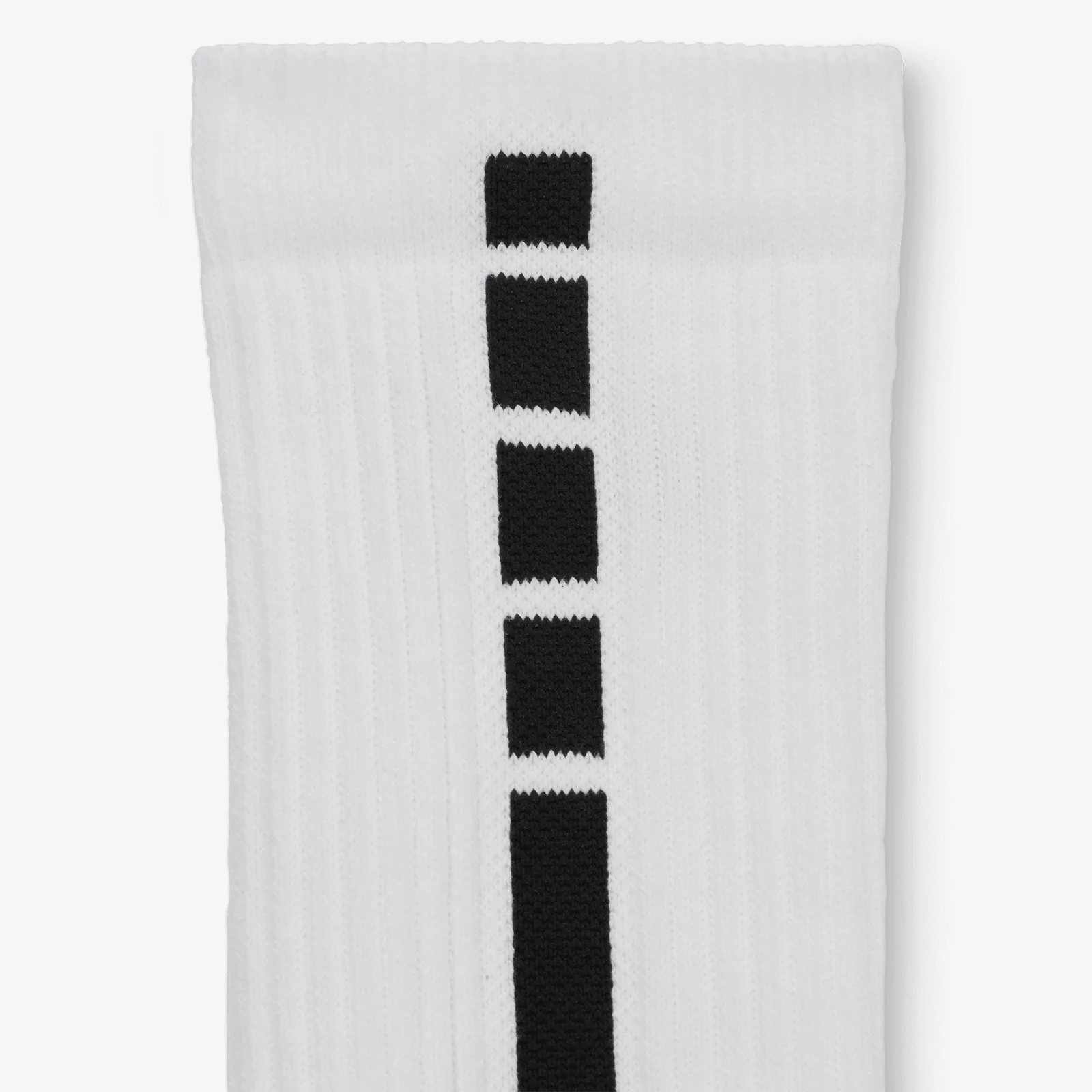 Elite 2.0 Crew Socks (1 Pair) - White/Black - Image 5