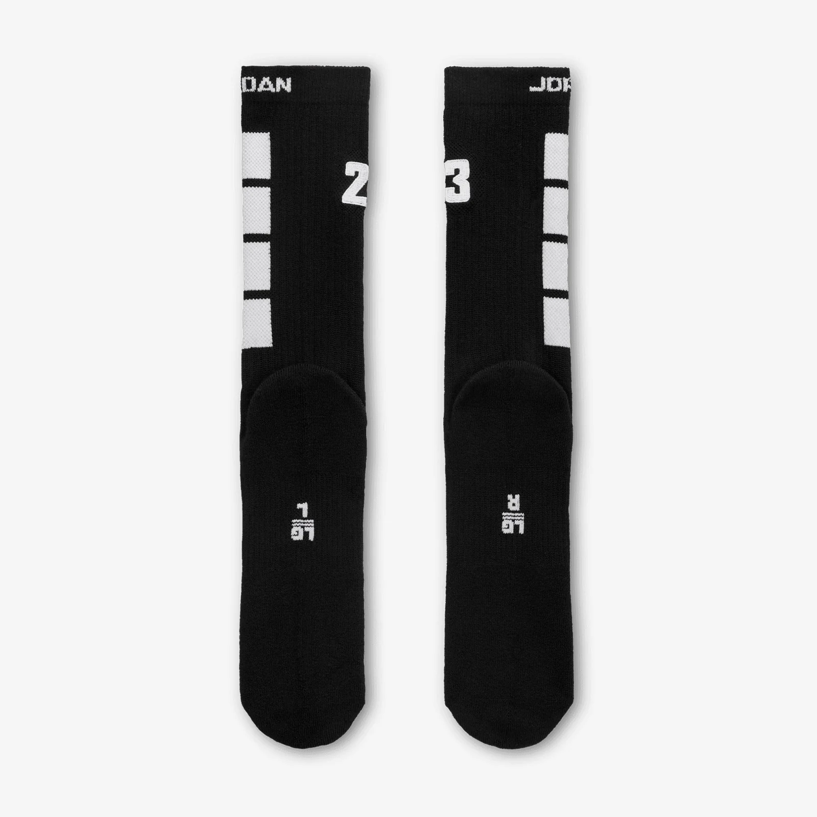Everyday 23 Crew Socks (1 Pairs) - Black/White - Image 4